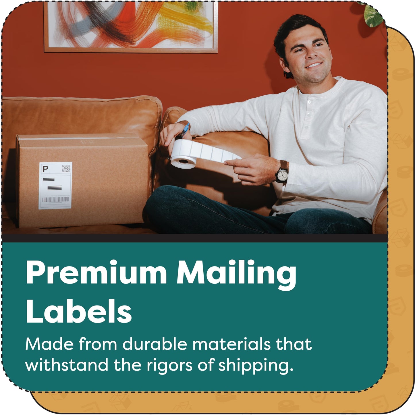 Aegis Adhesives - 2x1 inch Direct Thermal Labels, UPC Barcodes & Address Label Stickers, Perforated, Compatible with Rollo, Zebra, and Other Desktop Label Printers (12 Rolls, 1300 Labels/Roll)