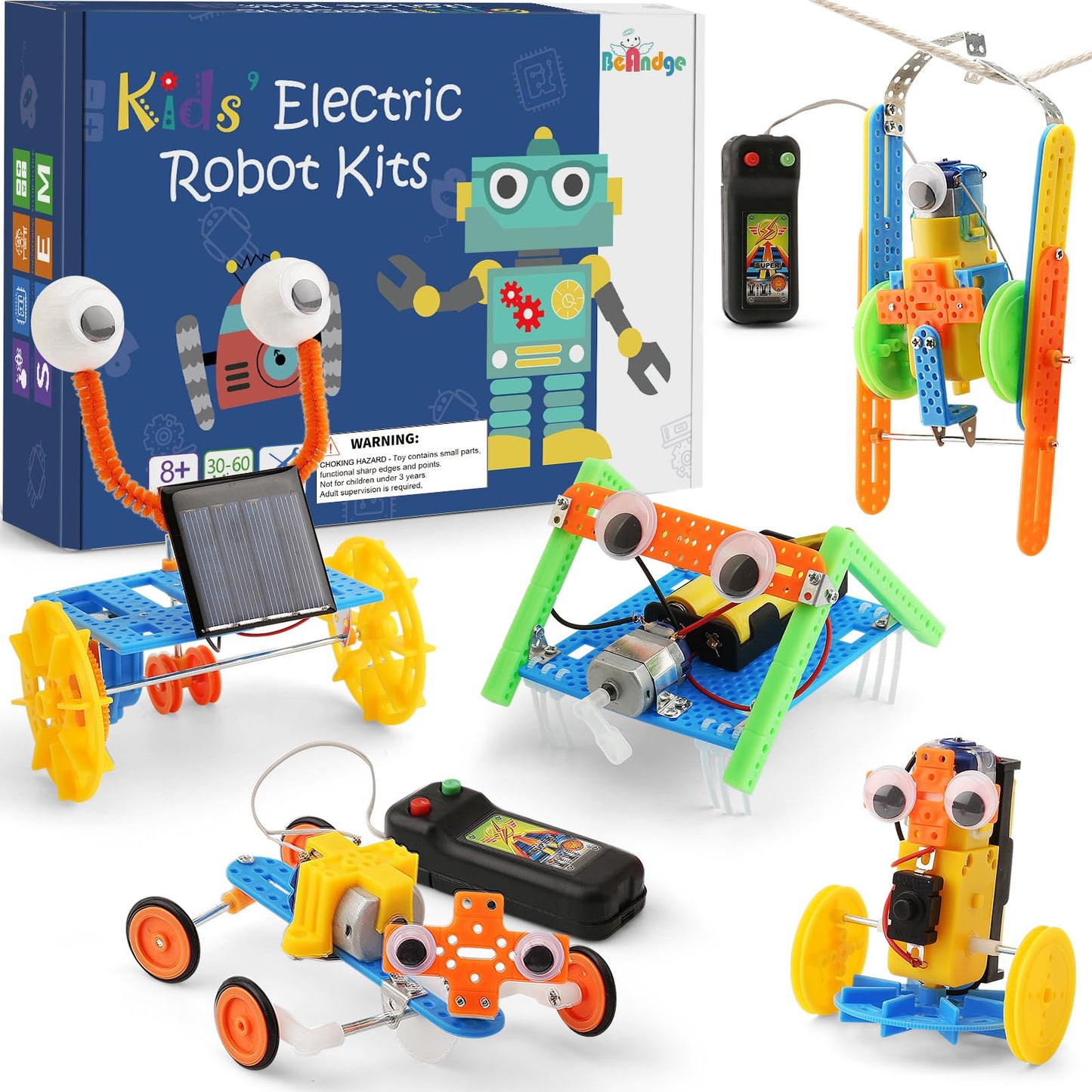 Robotics Kit STEM Toys for Kids 6-8 8-10, Crafts for Kids Science Experiment Kit 6-8, Birthday Gifts for 6 7 8 9 10 Year Old Boys Girls, Robot Building Toys for 6+ 6-12