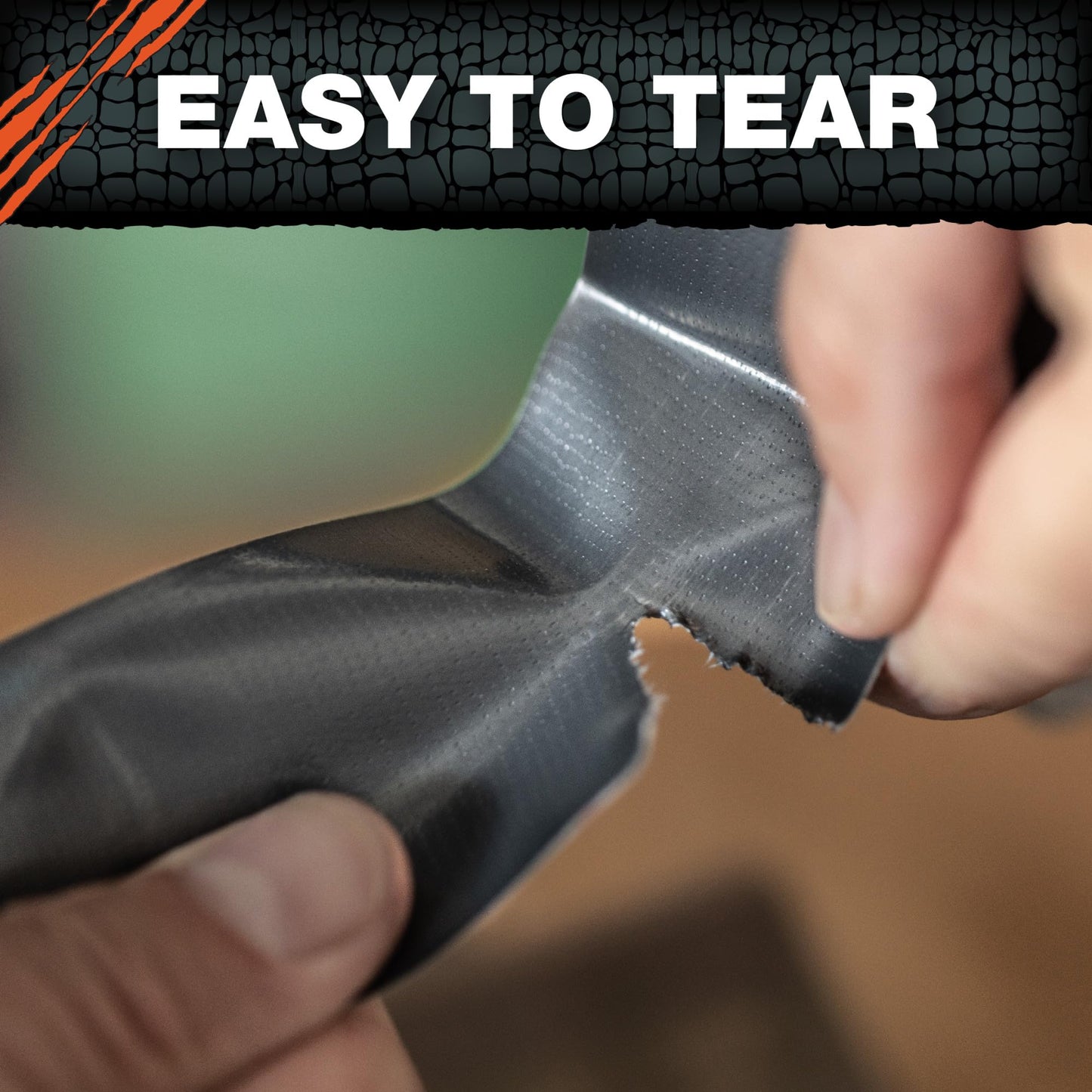 T-REX Tape Heavy Duty Duct Tape with UV Resistant & Waterproof Backing for Ferociously Strong Repairs, 1.88" x 30 yd, Gunmetal Gray, 3 Rolls