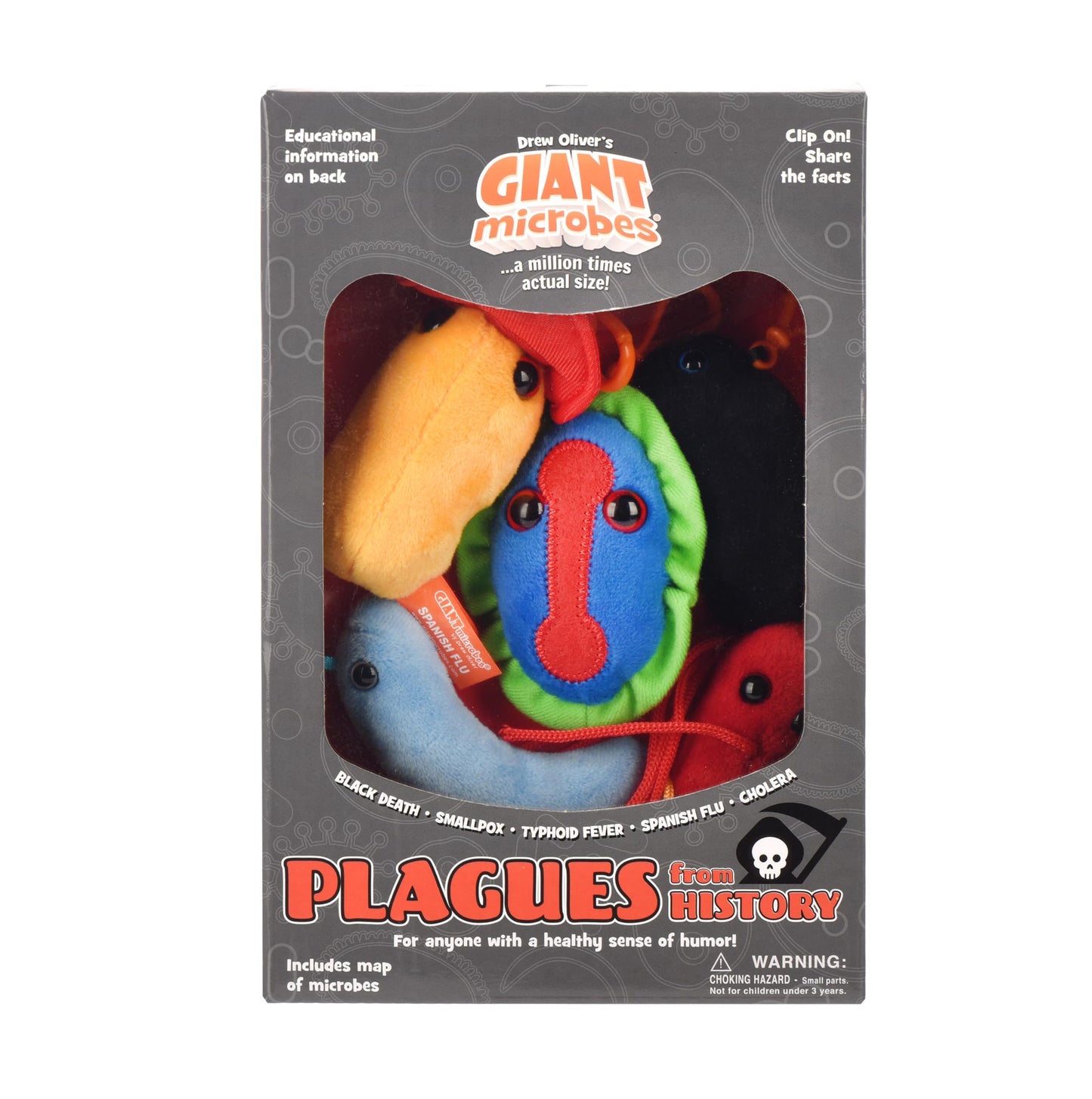 GIANTmicrobes Themed Gift Box - Plagues from History