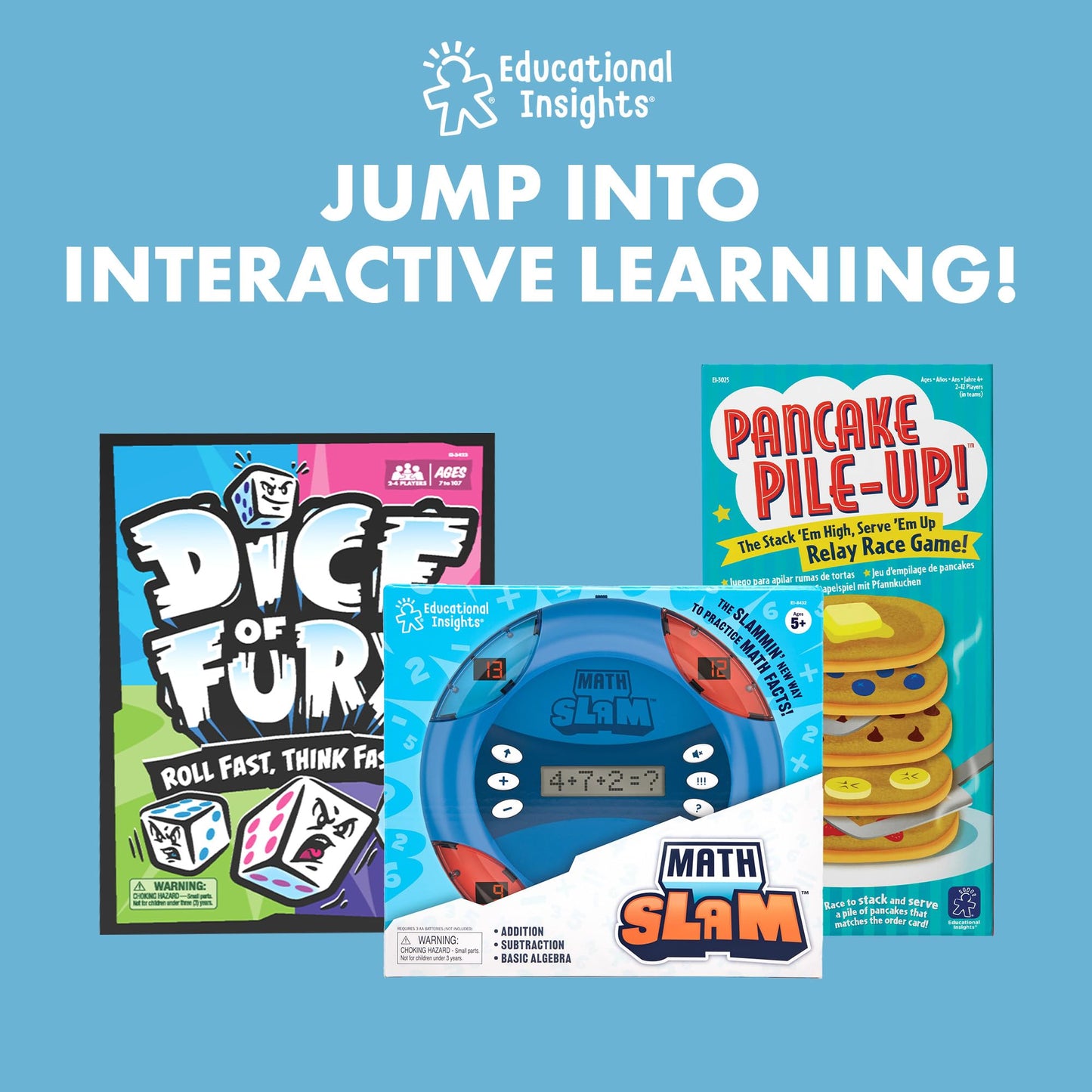 Educational Insights Hop to 10 Stepping Stones – Balance Toys for Toddlers, Indoor & Outdoor Sensory Play Equipment, Gross Motor Skills Obstacle Course, Early Math Counting Sets for Kids Ages 3+