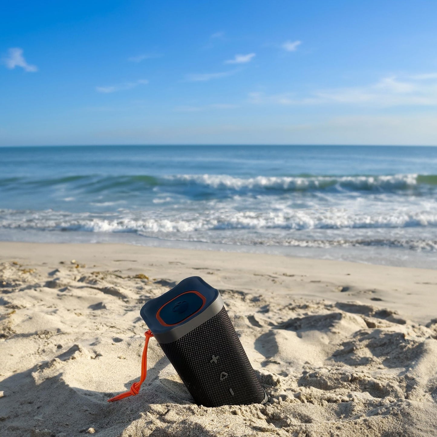 Skullcandy Terrain XL Wireless Bluetooth Speaker - IPX7 Waterproof Portable Speaker, 18 Hour Battery, Nylon Wrist Wrap, True Wireless Stereo
