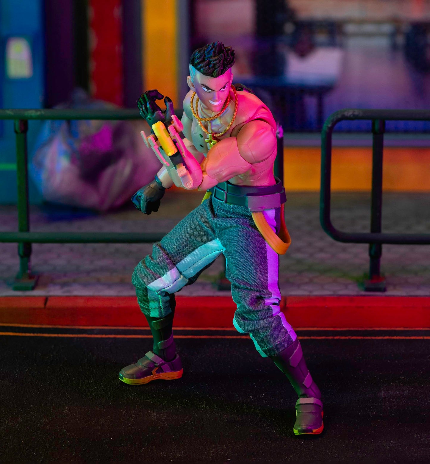 Jada Cyberpunk Edgerunners David Martinez - 1:12 Scale Action Figure - 6” Highly Articulated Collectible with Accessories - Ages 15+ - Soft Goods Jacket, Detailed Sculpt