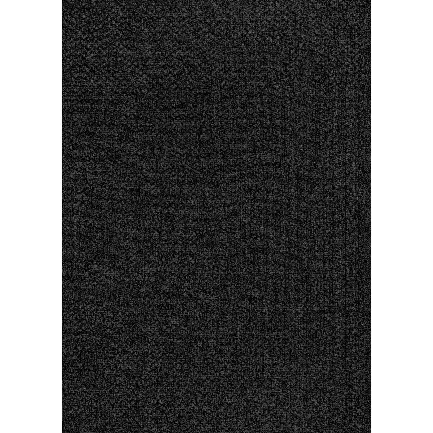 Luul Home Easy Jute Rugs 4x6 Dark Gray Color Living Room Indoor Outdoor Area Rug for Farmhouse Patio and Kitchen Rug High Traffic Washable Easy to Clean Solid Boho Woven Design Outside Carpet (4 x 6)