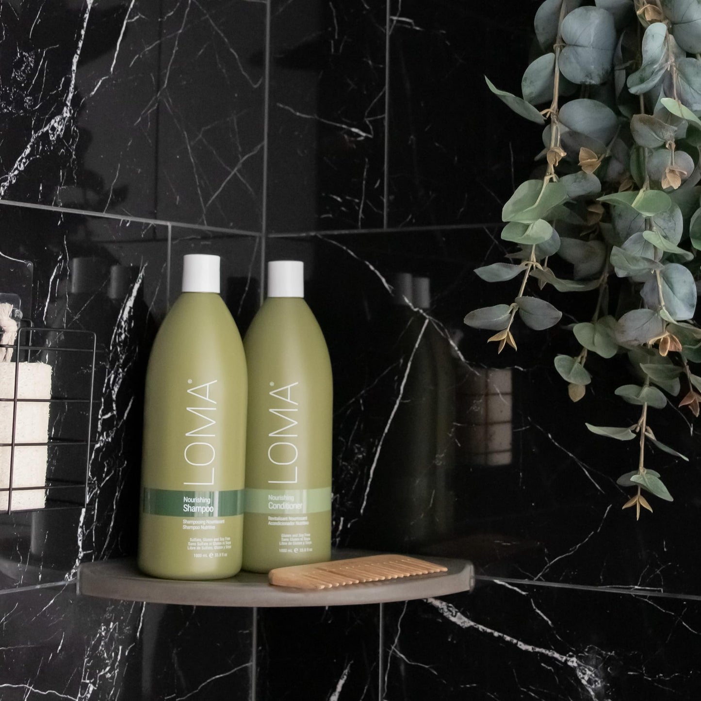 LOMA Nourishing Shampoo and Nourishing Conditioner (DUO PACK) 33 Ounce (Liter)