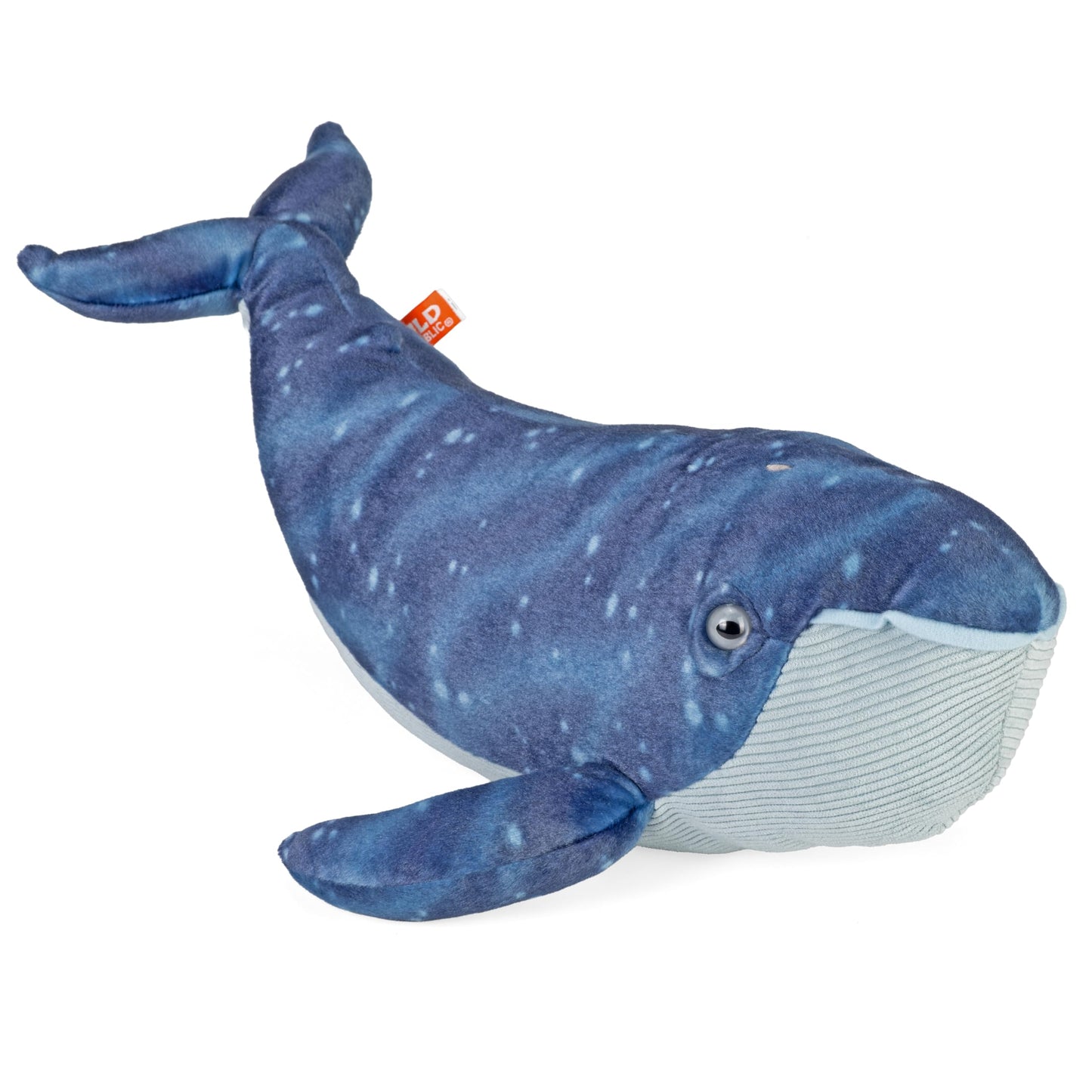 Wild Republic Blue Whale Plush, Stuffed Animal, Plush Toy, Gifts for Kids, Cuddlekins 20"