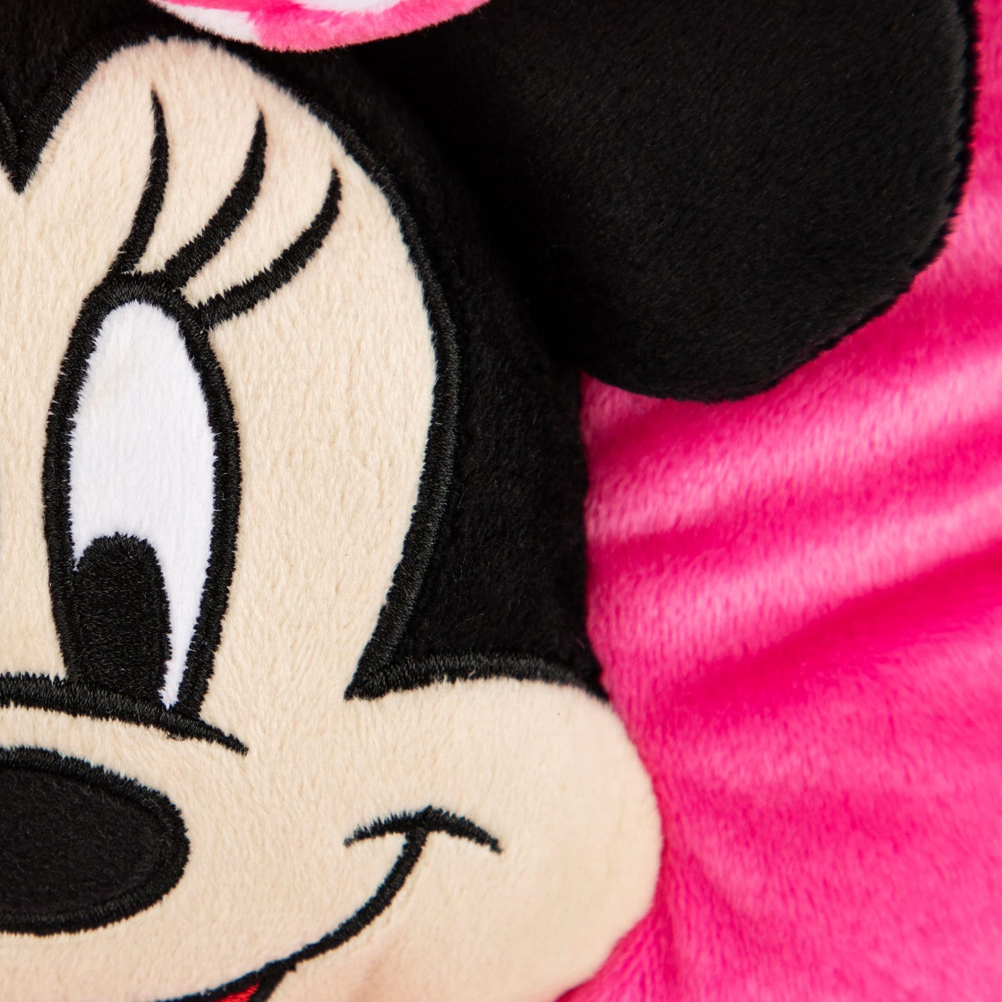Jay Franco Disney Minnie Mouse 3D Snuggle Pillow - Super Soft - Measures 15 Inches (Official Disney Product)