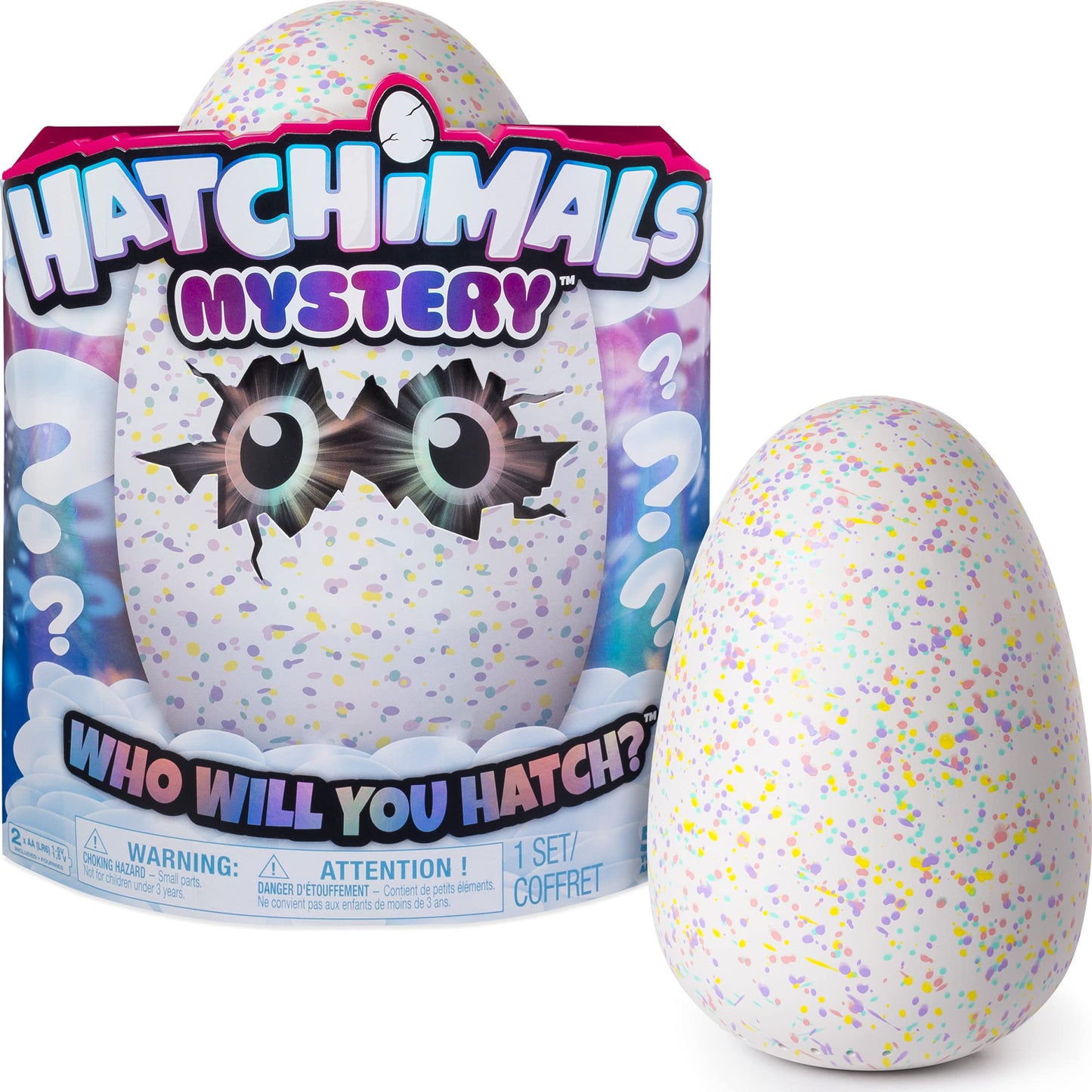 Hatchimals Mystery, Hatch 1 of 4 Fluffy Interactive Mystery Characters from Cloud Cove (Styles May Vary)