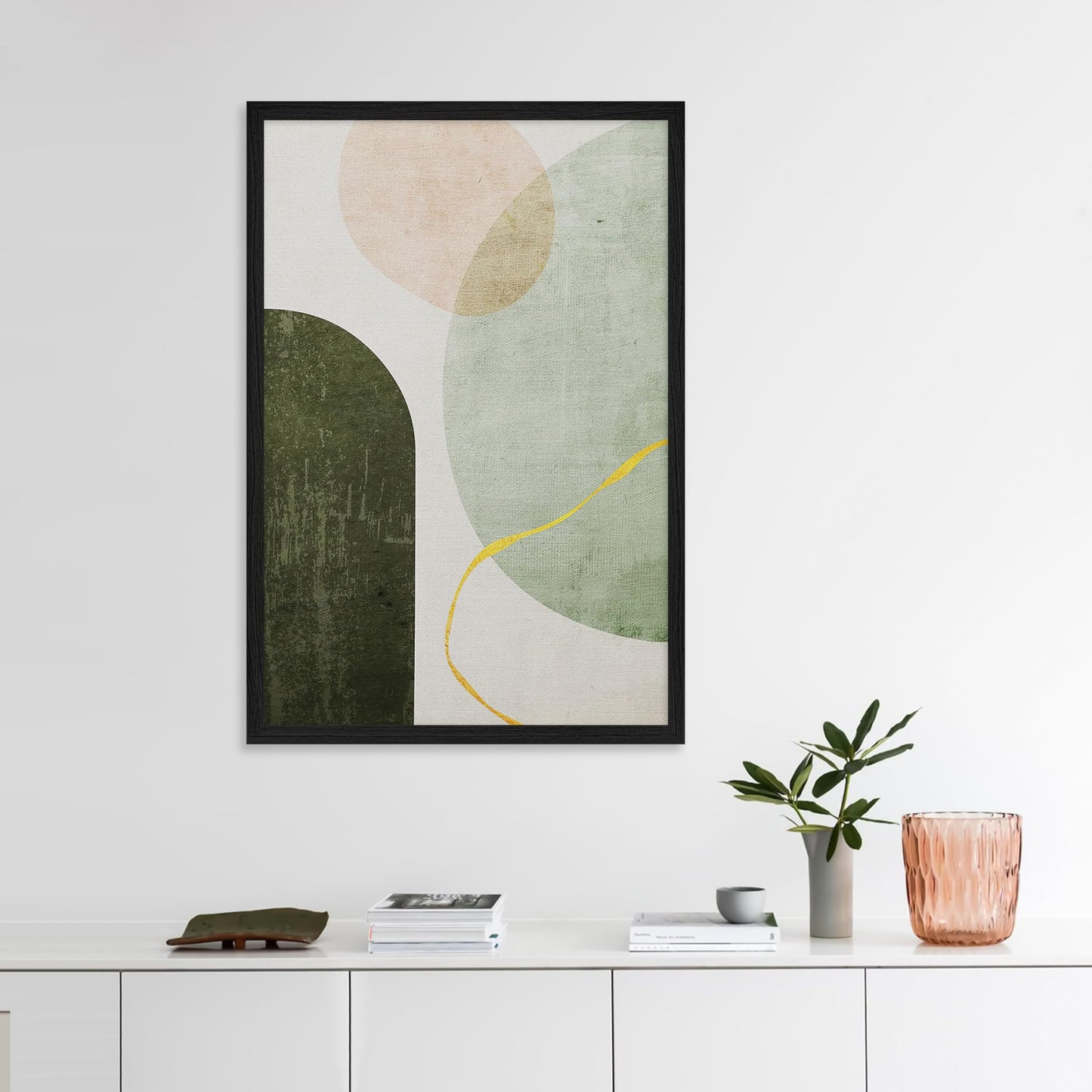 LUGHFSV 24x36 Picture Frame for Wall, Vertical or Horizontal Wall Hanging Large Poster Frame for Photo and Posters, Poster Frame 24x36 Without Mat