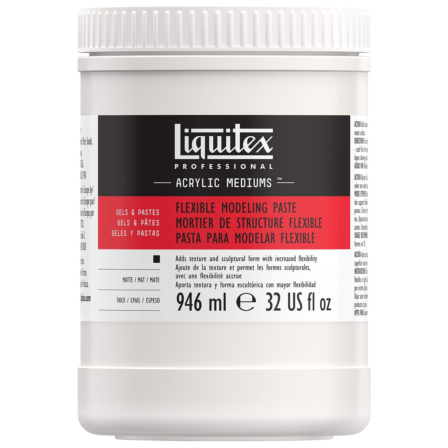 Liquitex Professional Flexible Modeling Paste, 946ml (32-oz)