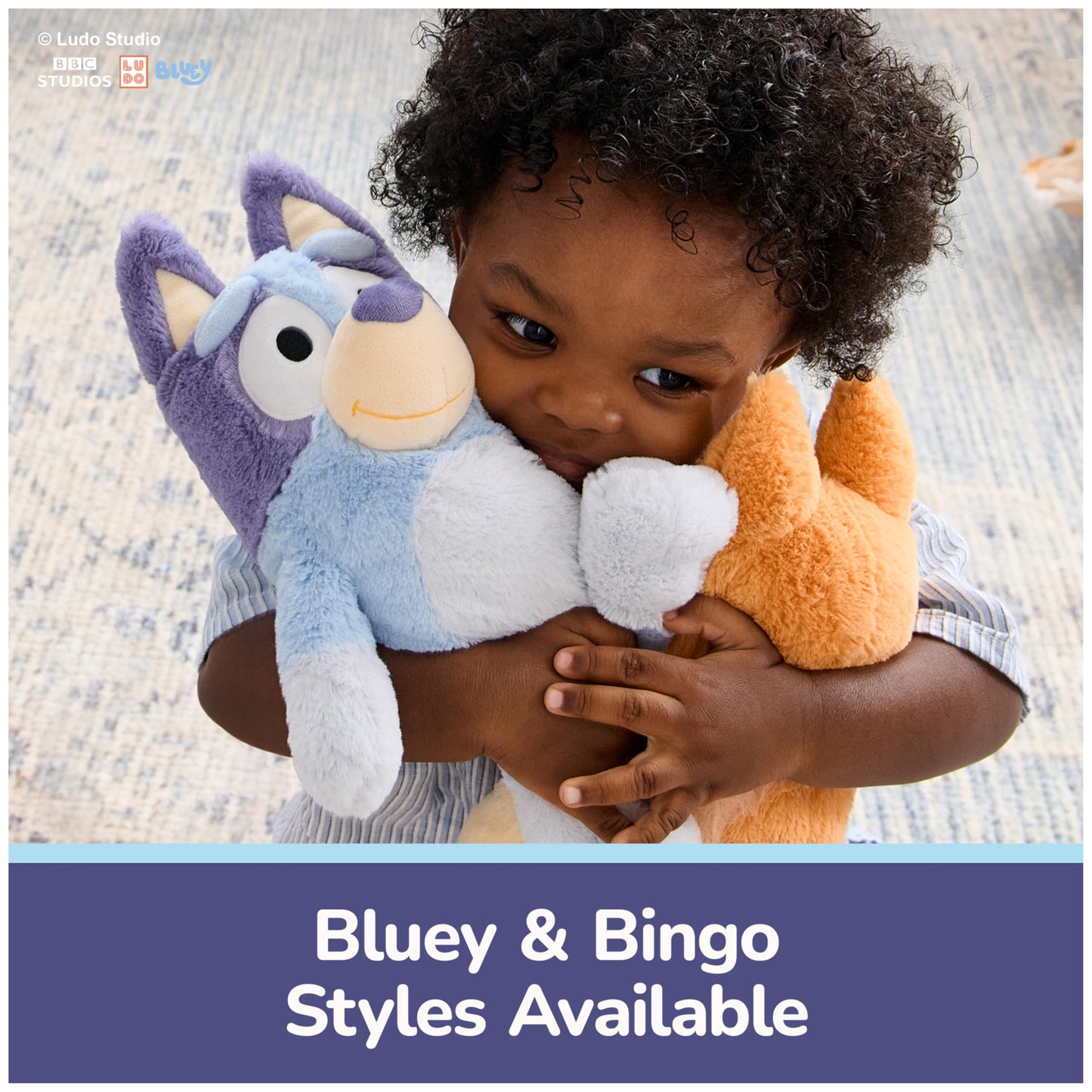 GUND Bluey Sustainably Soft Plush, Made with Recycled Materials, Stuffed Animals for Kids & Toddlers, Blue, 13”