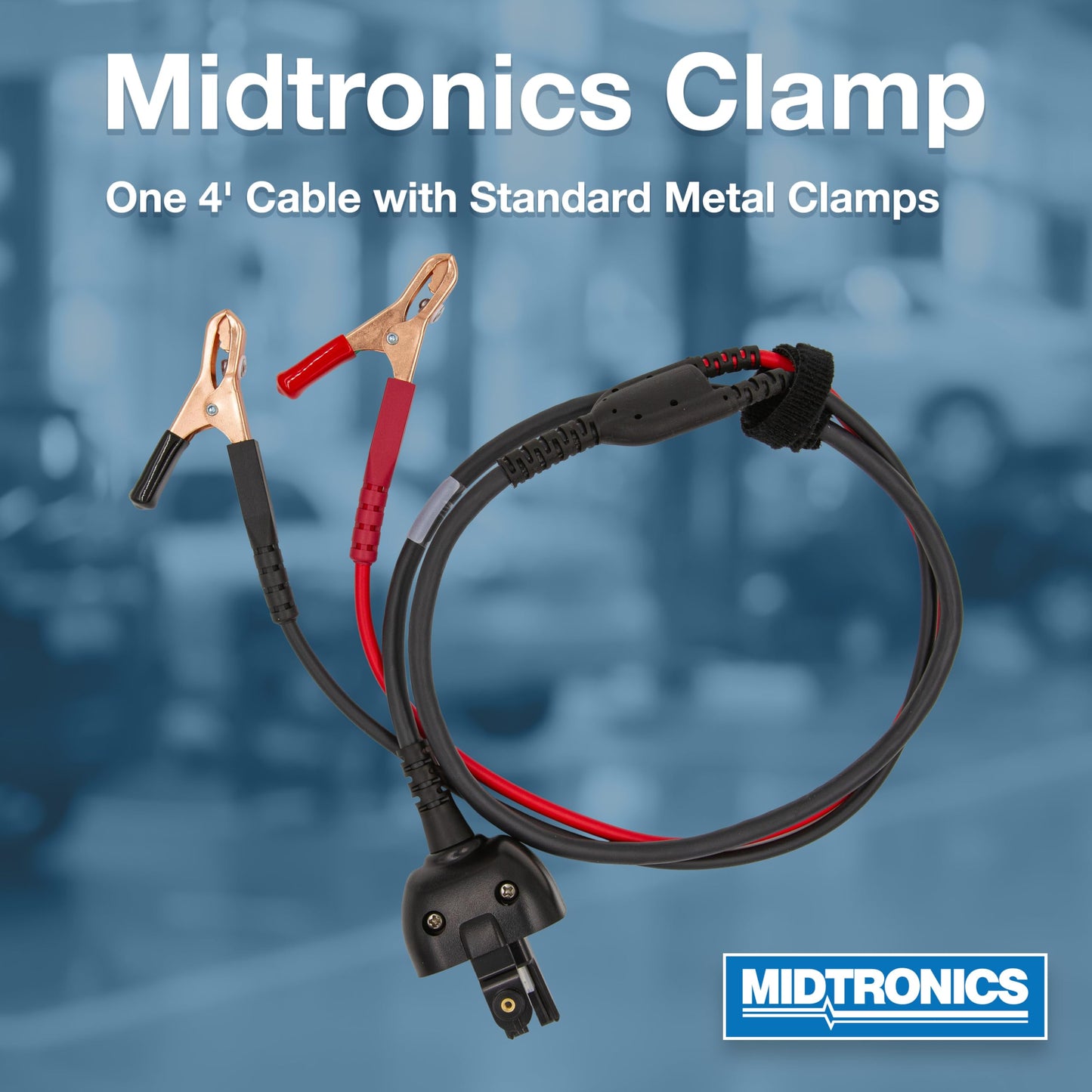 Midtronics A207 Clamp - Ships with one 4' Cable with Standard Metal Clamps