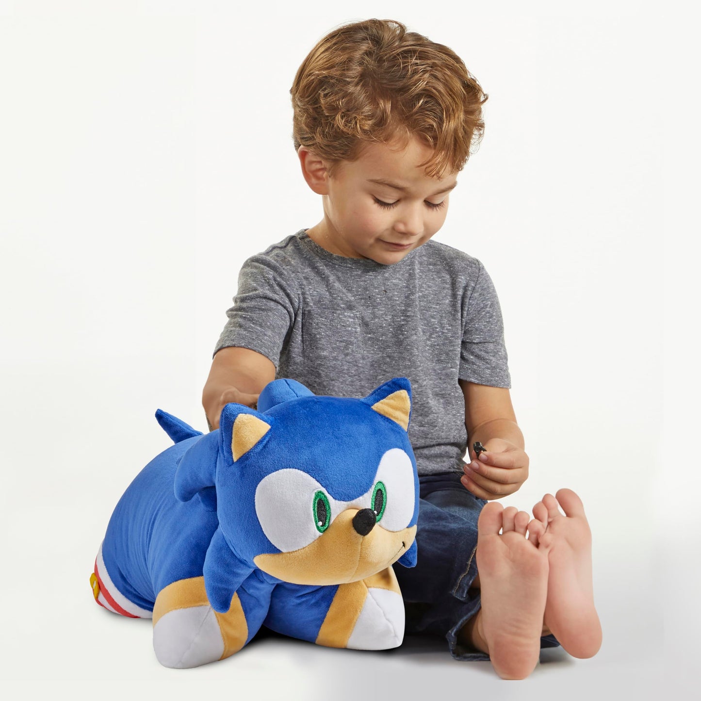 Pillow Pets 16" Sonic The Hedgehog Stuffed Animal Plush Toy