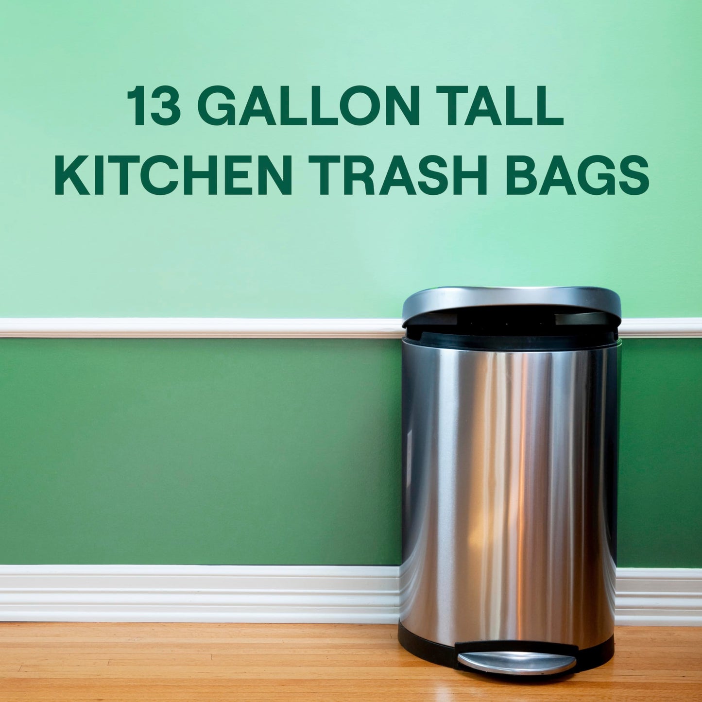 Seventh Generation Extra Strong Tall Kitchen Trash Bags 13 Gallon Pack of 6 30 count