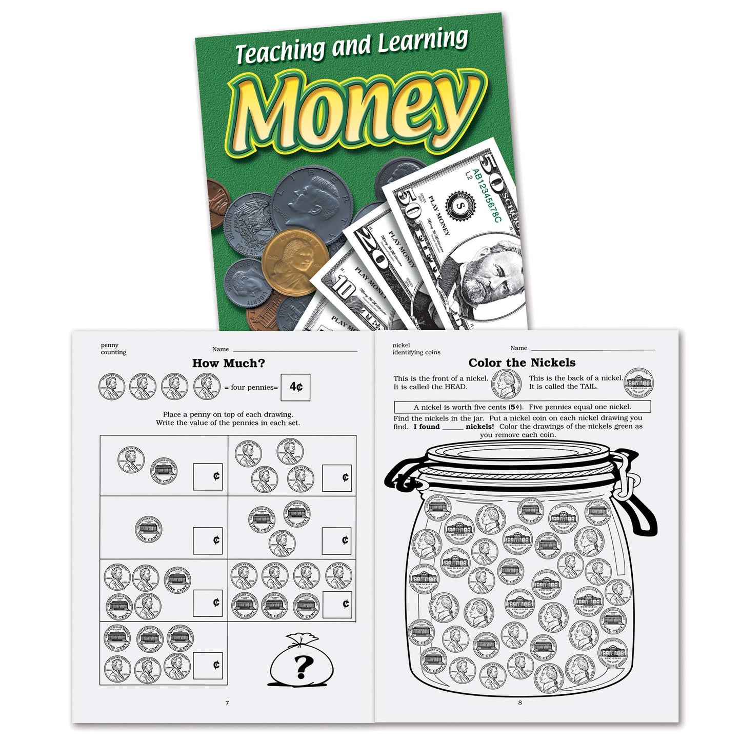 Learning Resources LER0106 Giant Classroom Money Kit