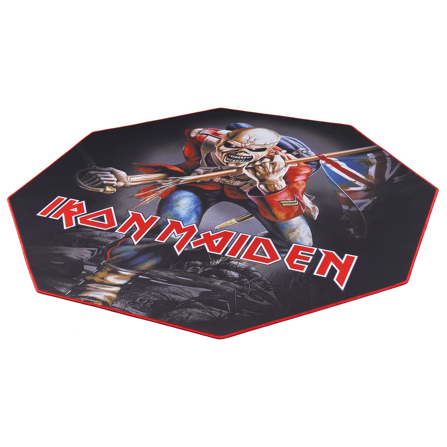 SUBSONIC Iron Maiden - Non-Slip Gamer Floor Mat for Gaming and Office Chair
