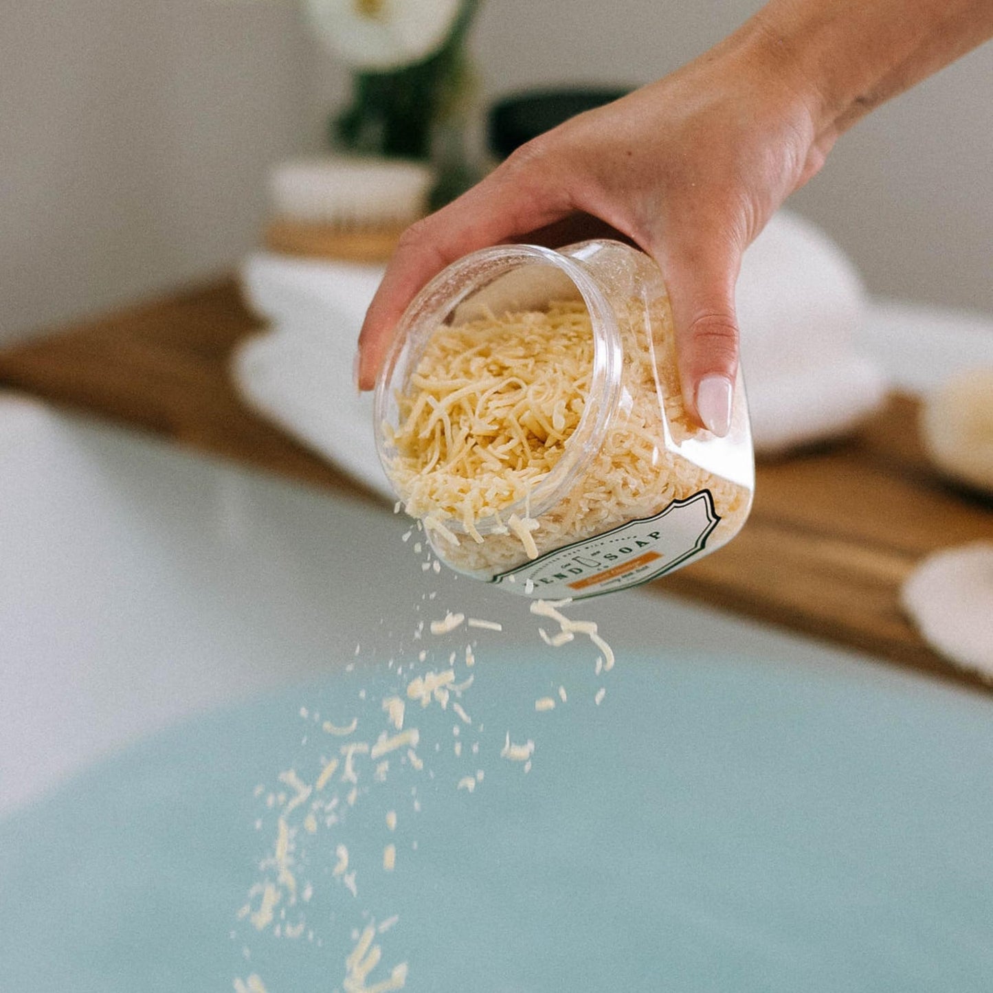 Bend Soap Company Milk Bath, 100% Natural Ingredients, Gentle Cleanser, Hydrates Moisturize and Softens The Skin, Handcrafted Goat Milk Soap, Essential Oil, 2 lbs - Oatmeal Honey