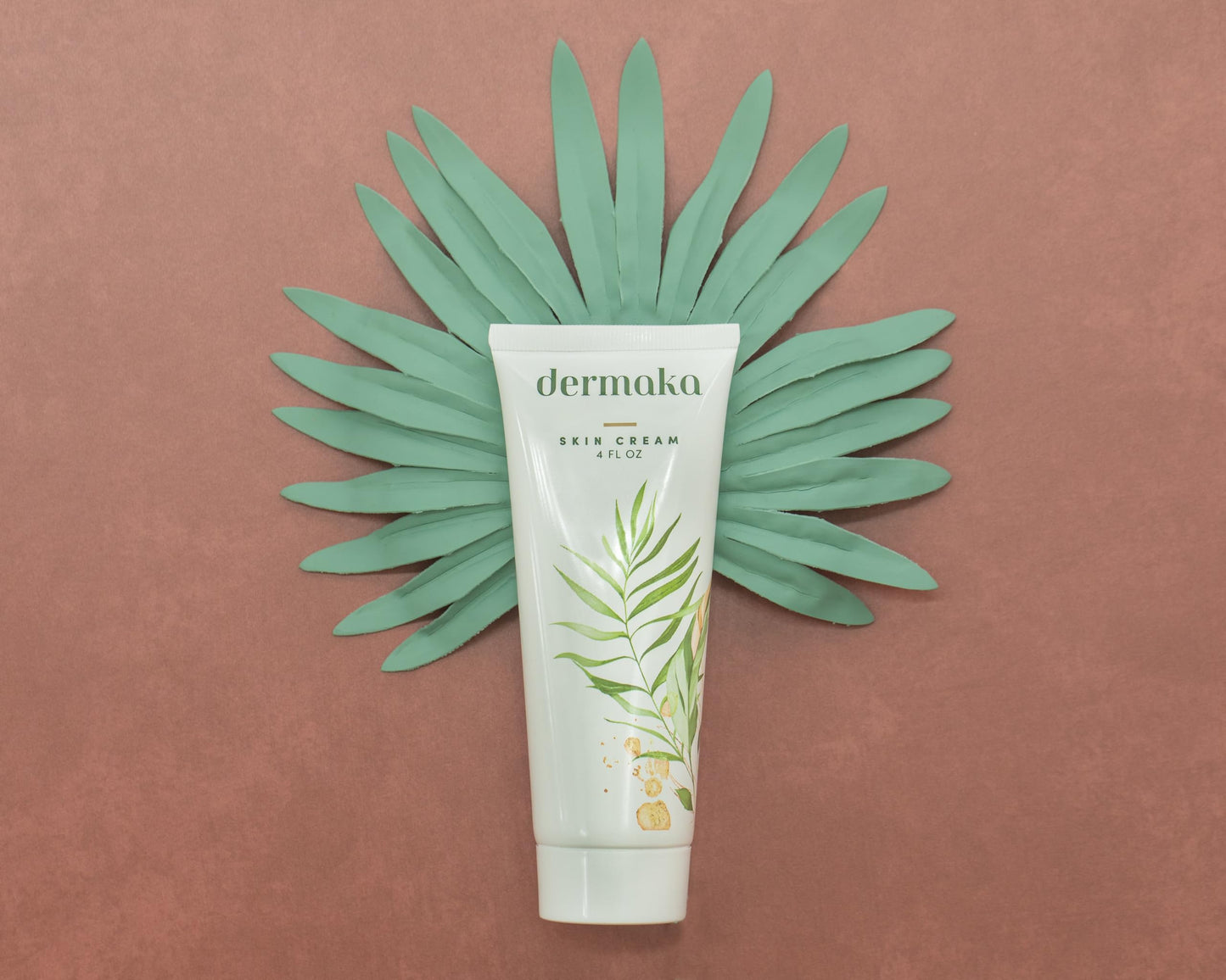 Dermaka Skin Cream 4 oz. All-Natural Skin Cream- Formulated by a surgeon to aide in healing damaged skin. Moisturizing Lotion helps issues that may cause skin irritation.