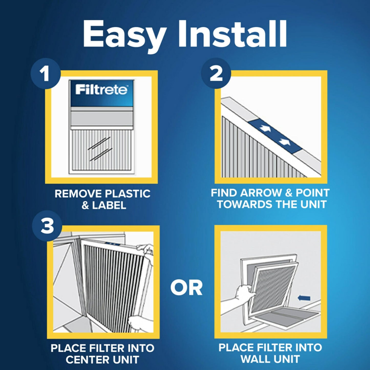Filtrete 14x25x1 AC Furnace Air Filter, MPR 700, MERV 8, Tough on Pollen, Easy on Airflow, 3-Month Pleated 1-Inch Electrostatic Air Cleaning Filter, 6-Pack (Actual Size 13.81 x 24.81 x 0.81 in)