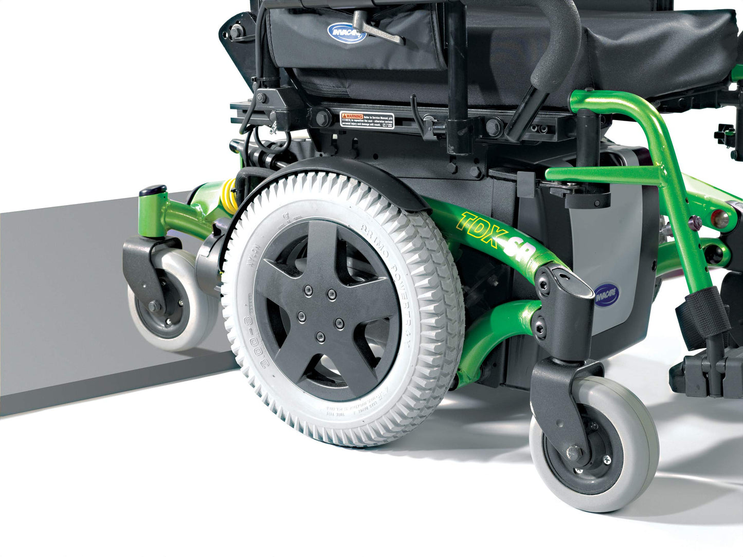 The Aftermarket Group Wheelchair Tire, Flat Free, Flat Tread, Grey, 14" X 3", TAG114291