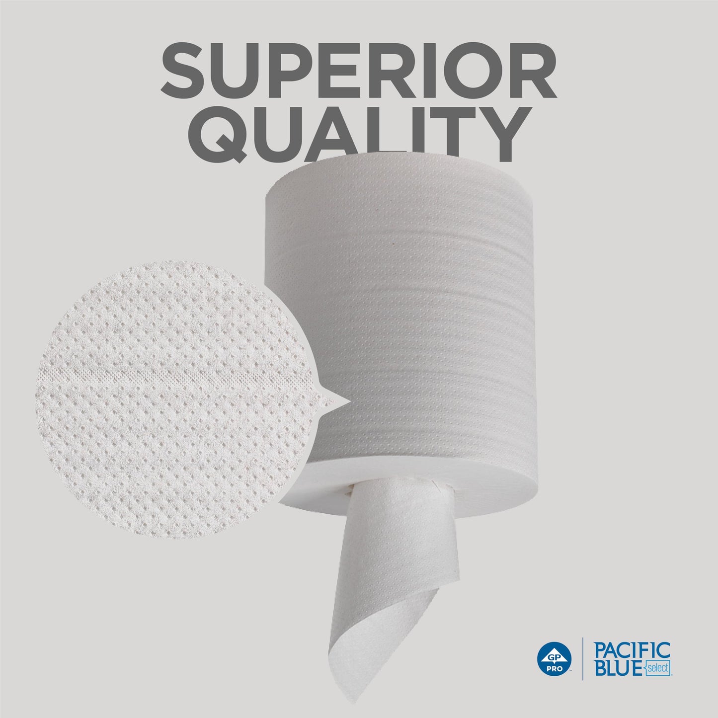 Georgia-Pacific Pacific Blue Select Centerpull 2-Ply Paper Towels (previously Branded Preference) by GP PRO (Georgia-Pacific), White, 44000, 520 Sheets Per Roll, 6 Rolls Per Case