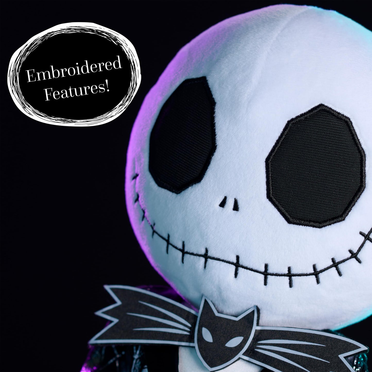 NBC Faceted Large Plush - Jack Skellington, Kids Toys for Ages 3 Up, Gifts and Presents