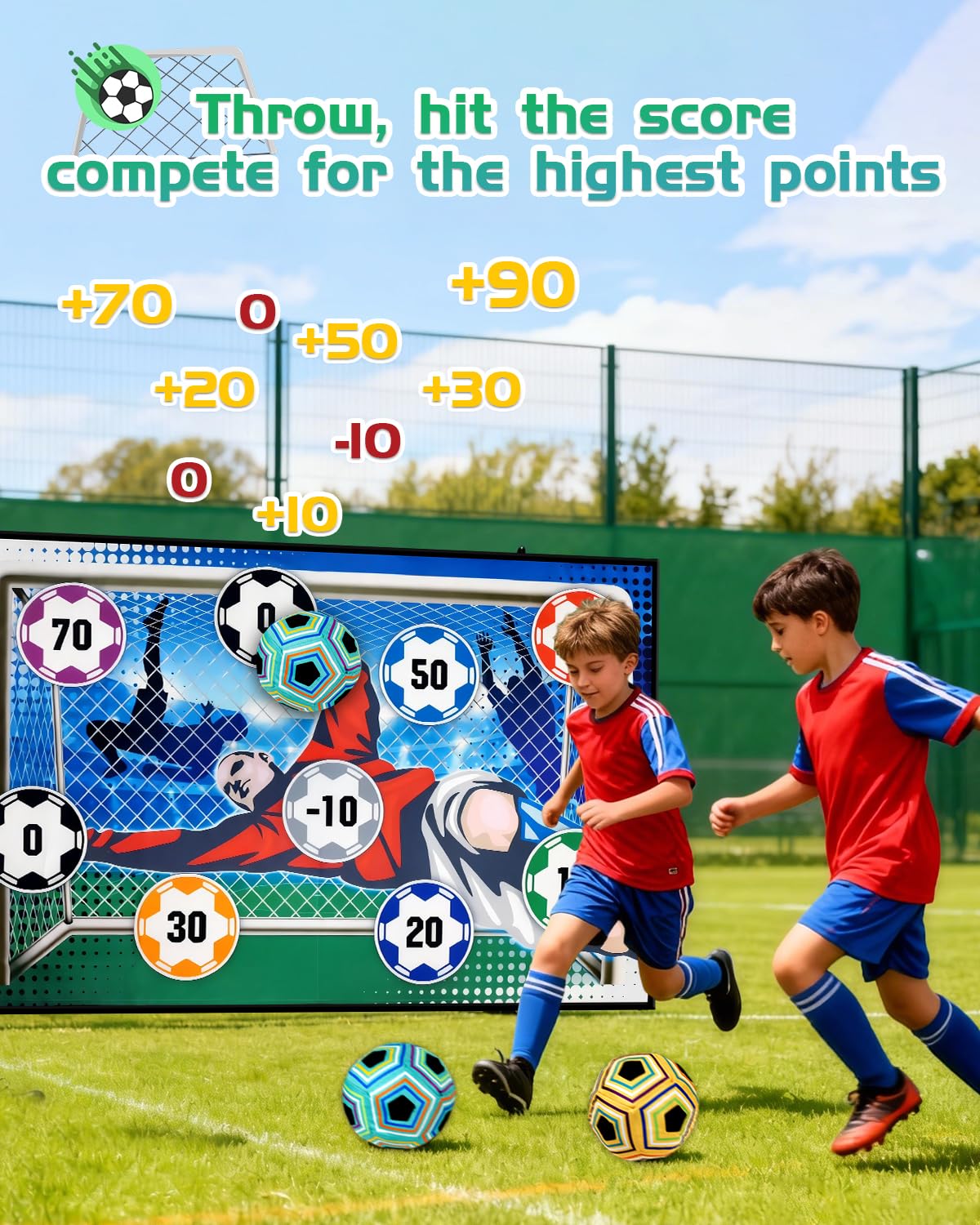 Mirthoza Sticky Soccer Target Game