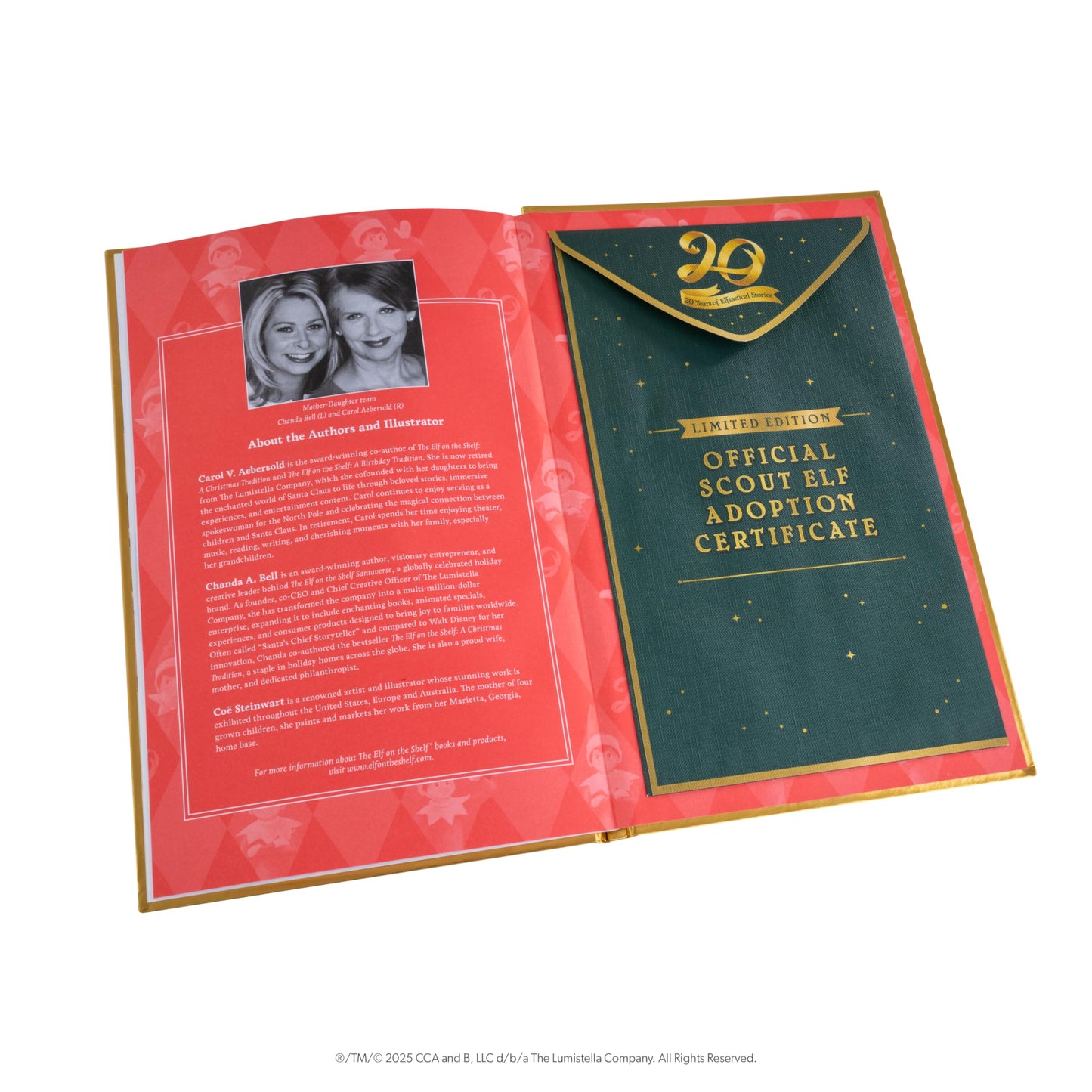 The Elf on the Shelf Boy Blue Eyes 20th Anniversary Box Set