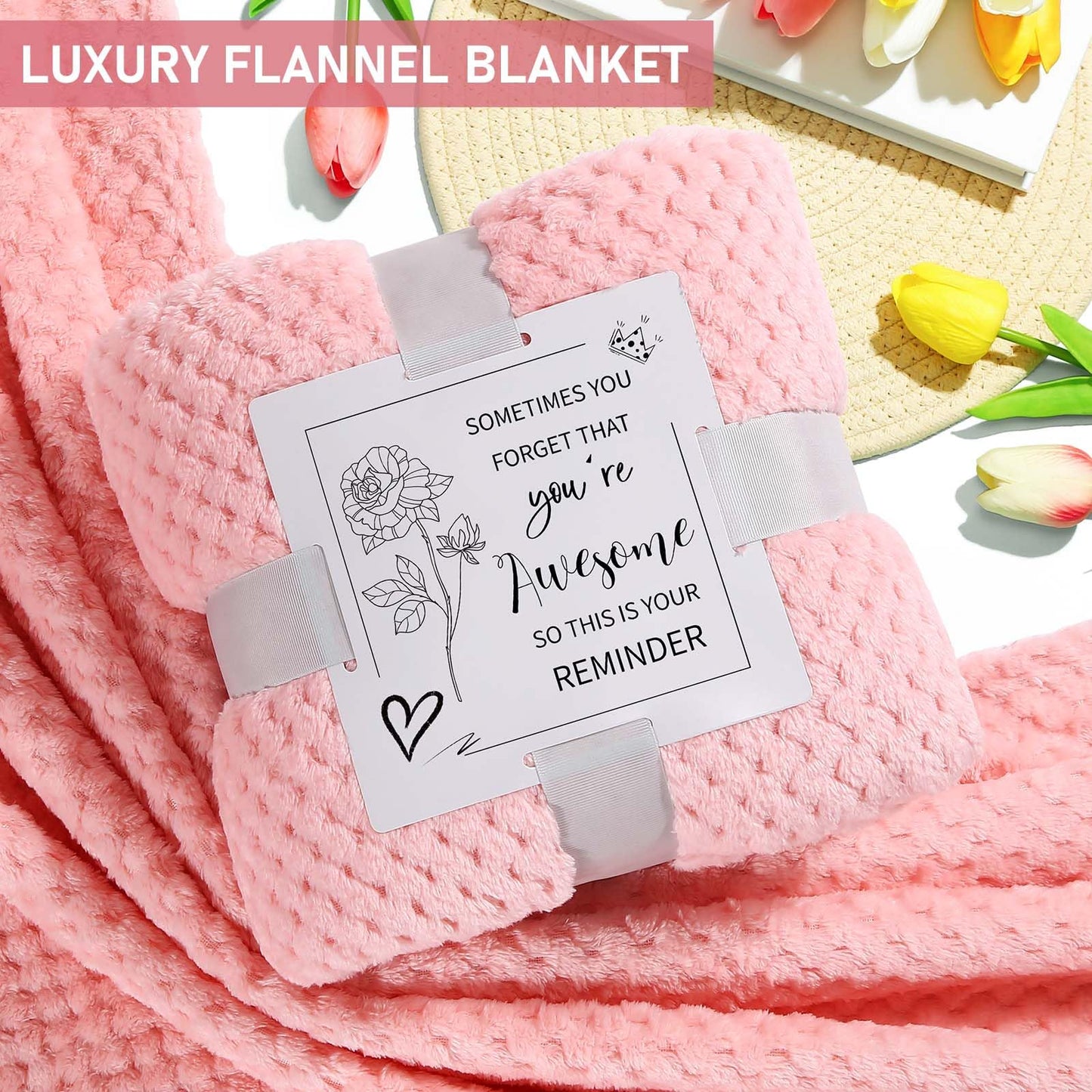 Happy Birthday Gifts for Women Mom Her Friend Sister Wife Grandma Coworker, Self Care Gifts Get Well Gifts Unique Relaxing Spa Gift Basket Set, Valentines Day Gifts for Her, Mothers Day Gifts for Mom