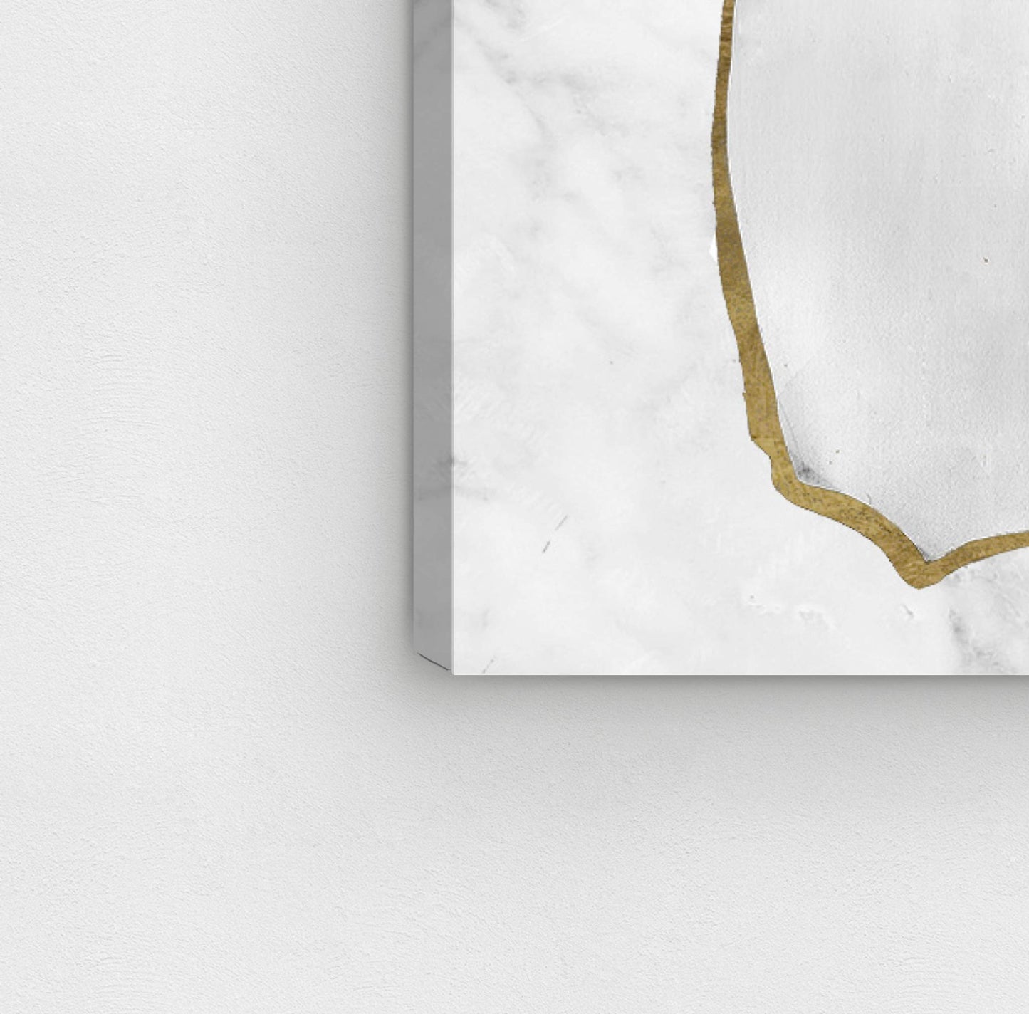 The Oliver Gal Artist Co. Fashion and Glam Wall Art Canvas Prints 'Gill Bay-Black and Gold Pouder' Home Décor, 30" x 30"