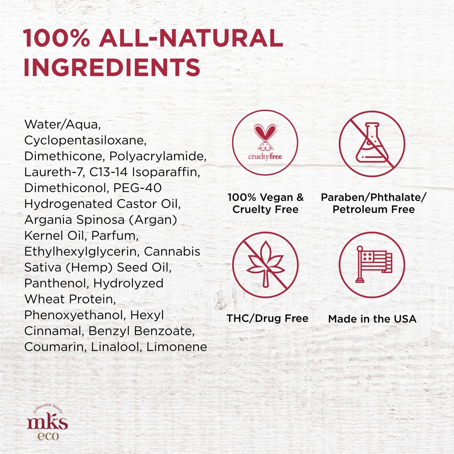 MKS eco Endz, Original Scent - 10 fl oz - Split End Mender & Preventer - Moroccan Argan Oil, Hemp Seed Oil - Vegan & Cruelty Free