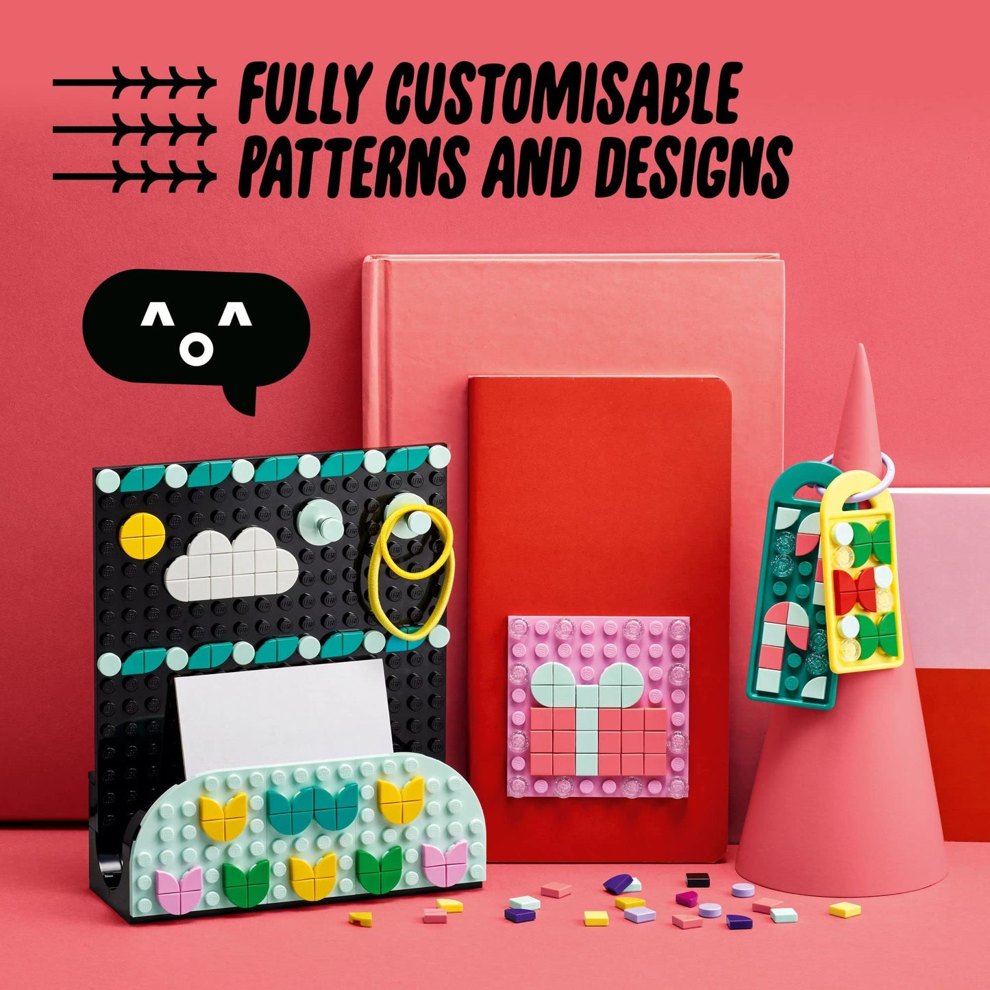 LEGO DOTS Designer Toolkit 10 in 1 Patterns Building Toy 41961 Arts and Craft Set for Creative Kids, Design Patches, Photo Frame, Pencil Holder, and More. 860+ Tiles. Gift Idea for Boys Girls Age 8+