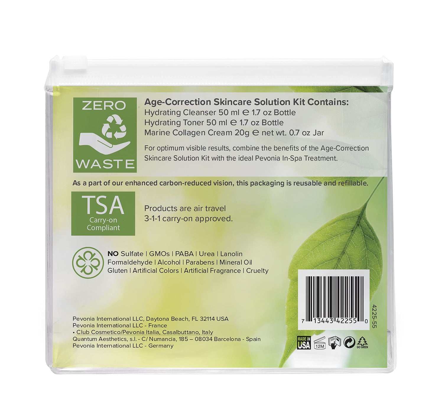 Pevonia Skincare Solution, Power Repair Kit, 3 Piece Set