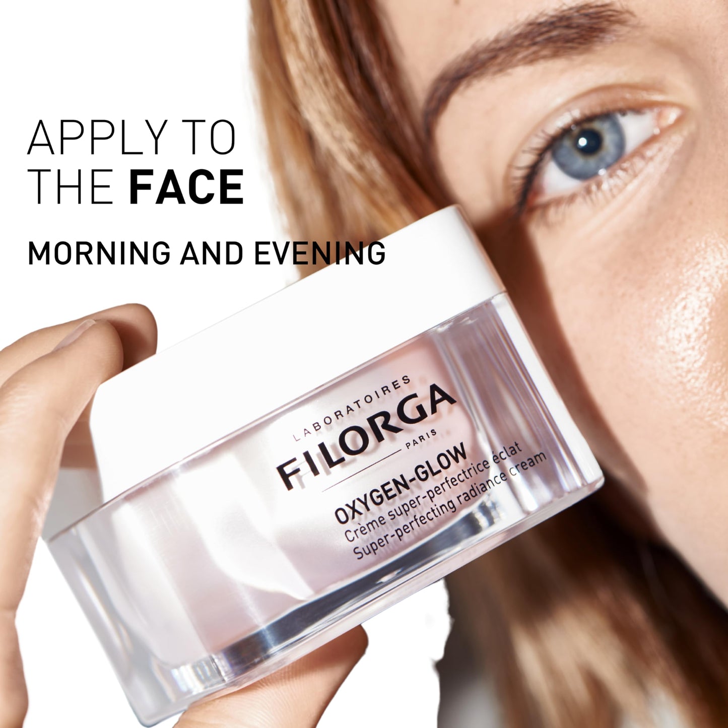 Filorga Oxygen-Glow Super-Perfecting Radiance Daily Skin Cream, Hydrating Treatment with a Moisturizing Boost of Hyaluronic Acid and Detoxifying Enzymes for a Flawless, Wrinkle No Face, 1.69 fl. oz.