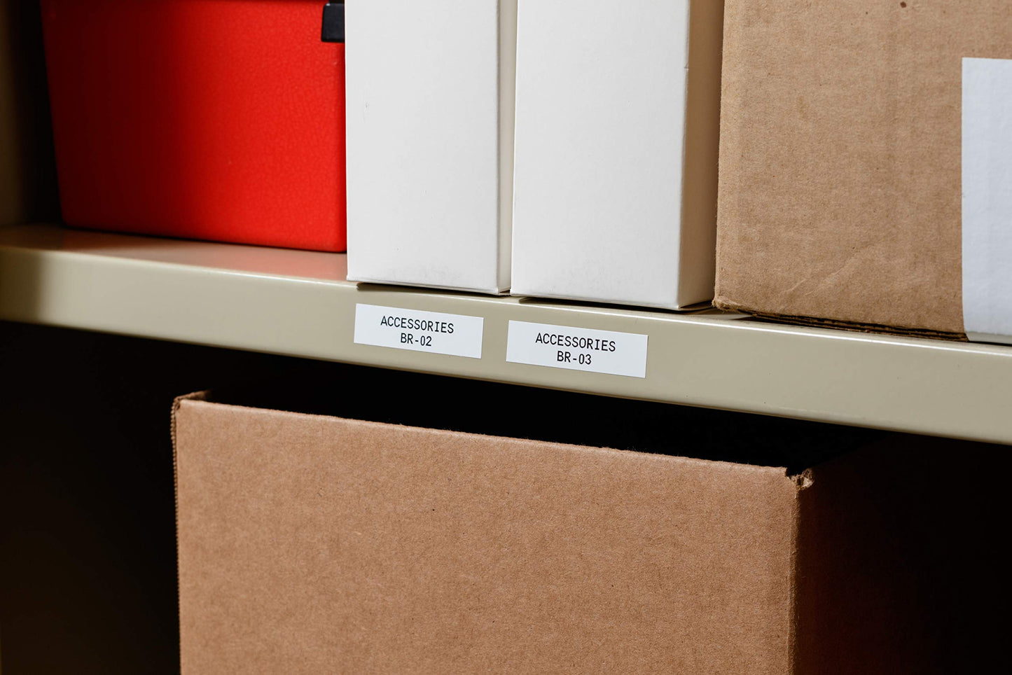 Brady Multi-Purpose Vinyl Label Tape for M610, M611, M710, BMP61, and BMP71 Printers - 1" x 50', White. M6C-1000-439