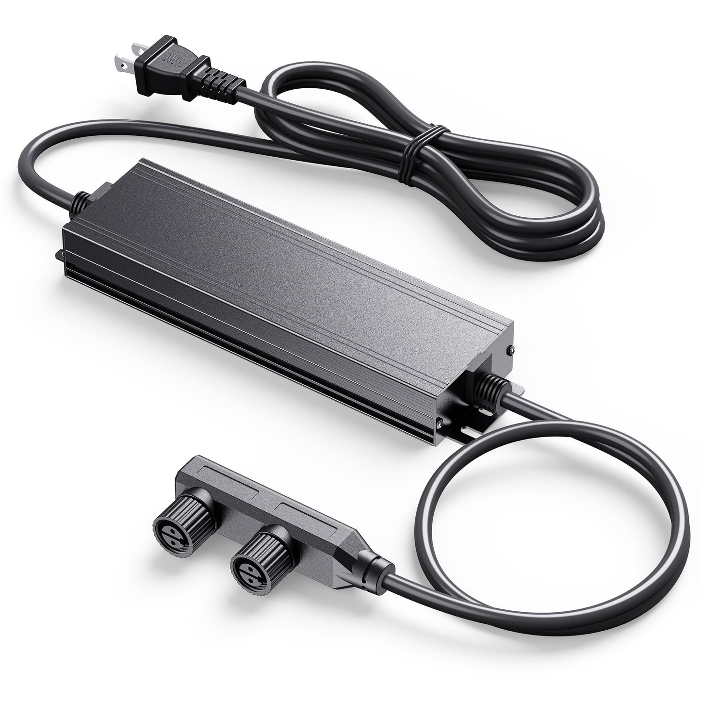 Premium Weatherproof Power Supply for Philips Hue Outdoor Lighting - 100W, 24V, 2-in-1 Power Adapter for Lily Spot, Lily XL, Calla Pathway, Impress Pedestal, and Impress Wall Lights (6.9 ft)