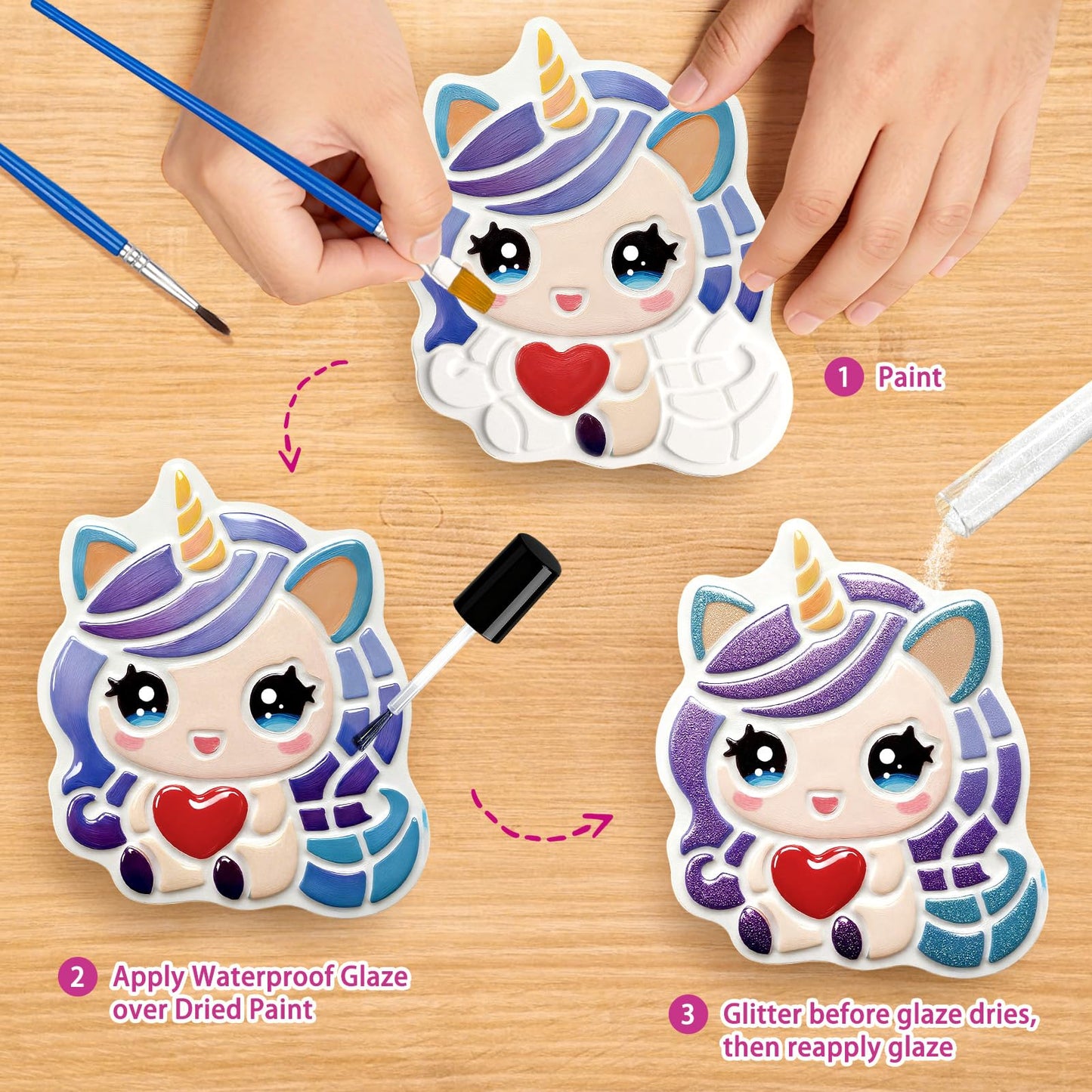 Gadetouq Unicorn Stepping Stone Kit