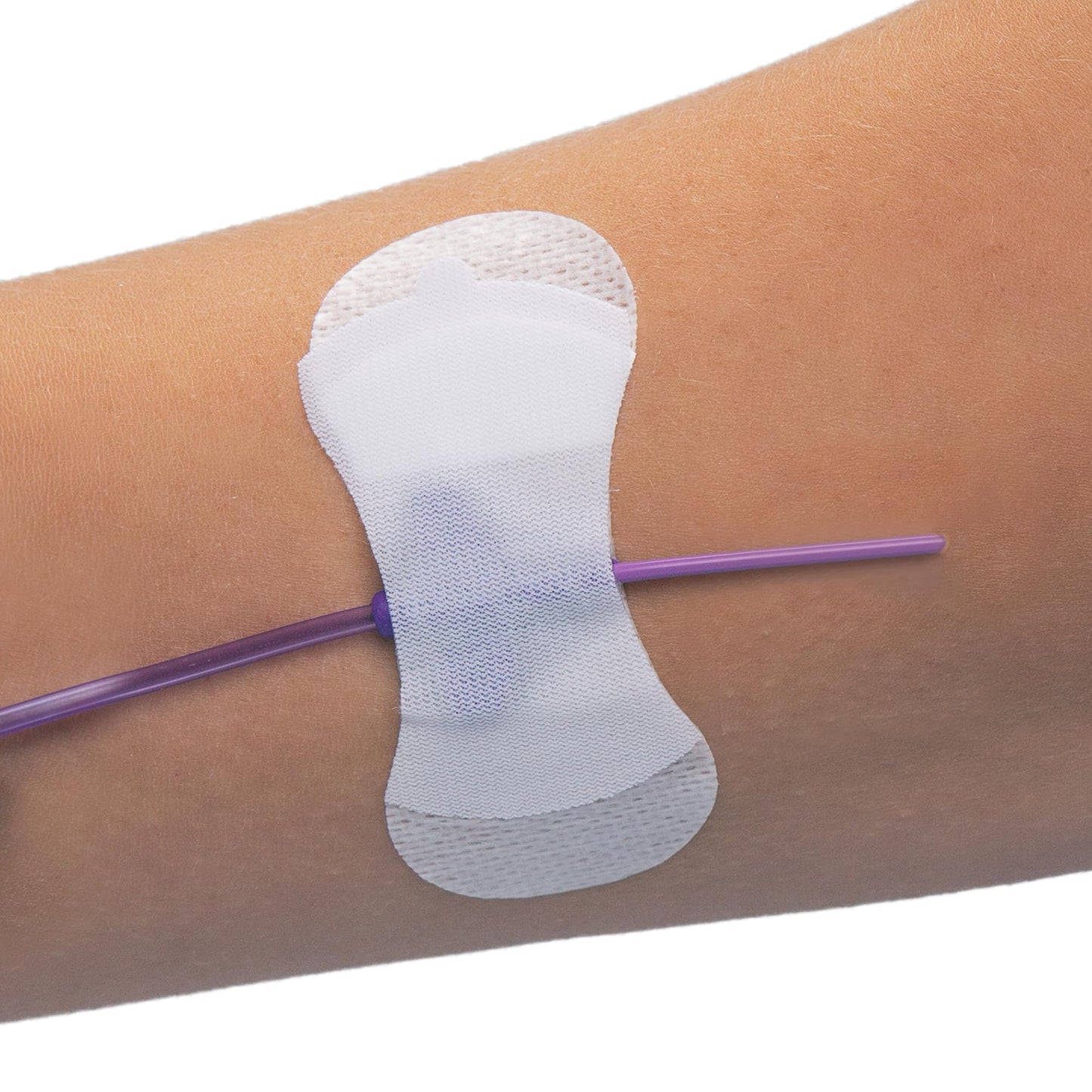 TIDI 3300MWA-10PK Grip-Lok Medium-Wide CVC, PICC & Drain Securement Device ― Pack of 10 ― White ― Flexible Material ― Low-Profile Design for Comfort― Home Healthcare ― FSA Eligible Medical Supplies
