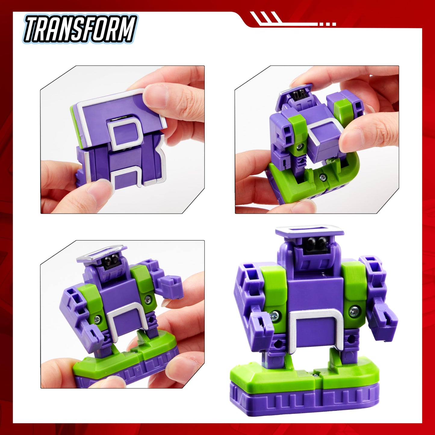 Alphabet Robots Toys for Kids, ABC Learning Toys, Alphabots, Letters, Toddlers Education Toy, Carnival Prizes, Christmas Toys, Treasure Box and Prize for Classroom
