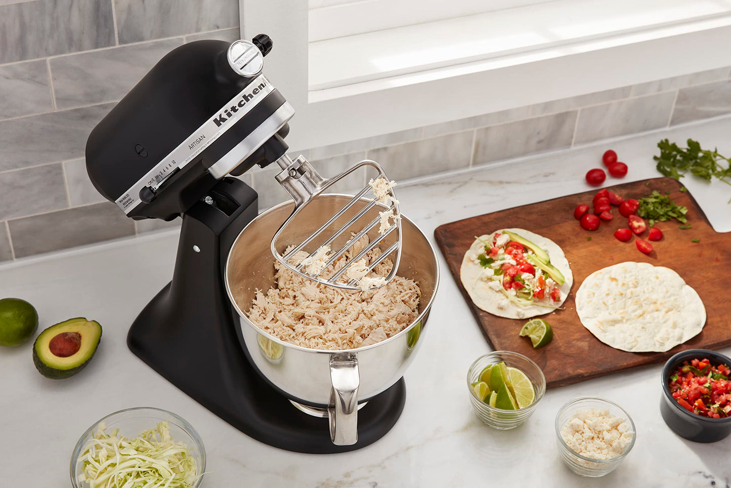 KitchenAid Pasty Beater for 4.5/5Q Tilt Head Stand Mixers, Stainless Steel - KSMPB5SS