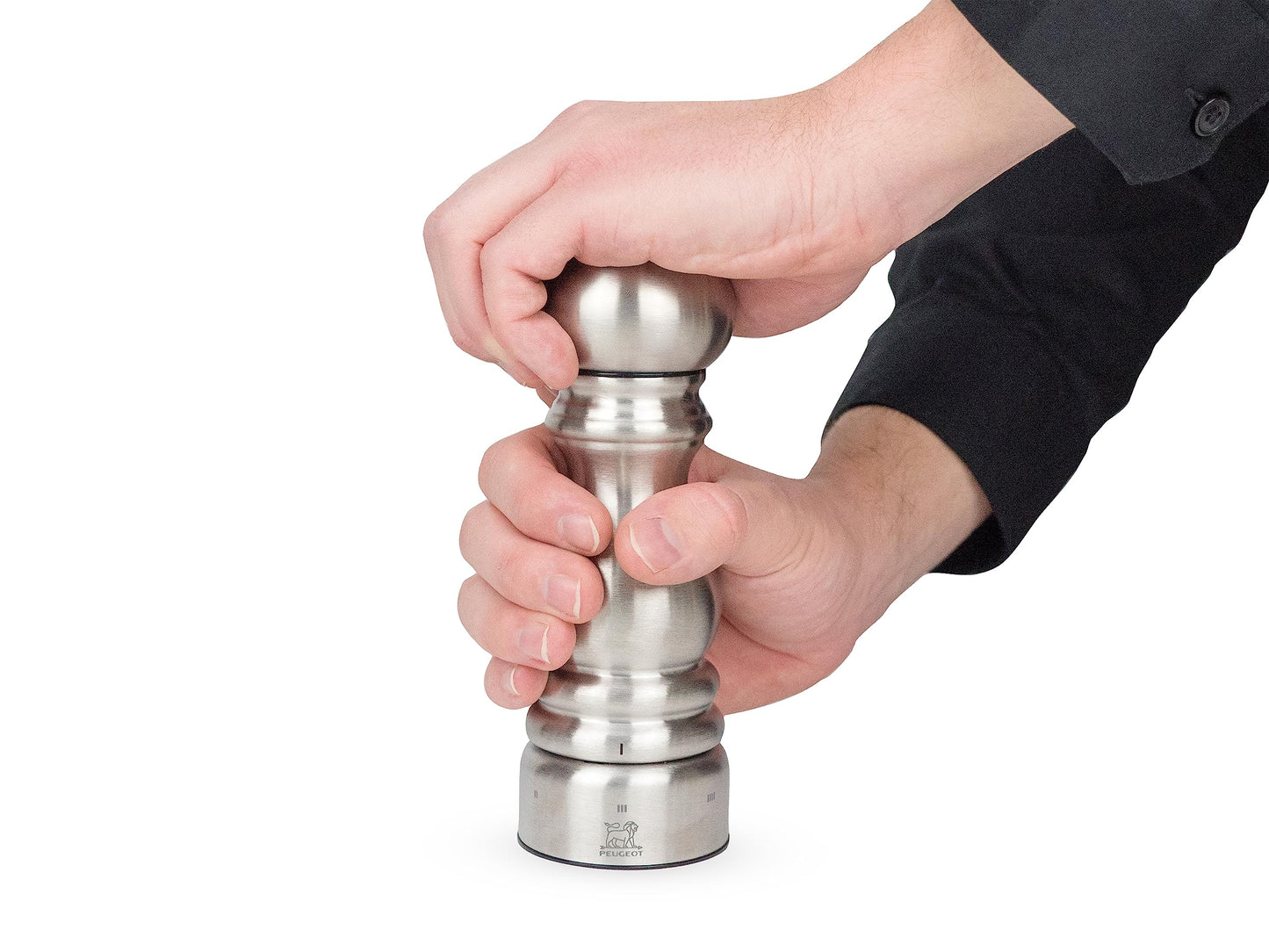 Peugeot - Paris Chef u'Select Manual Pepper Mill - Adjustable Grinder - Stainless Steel