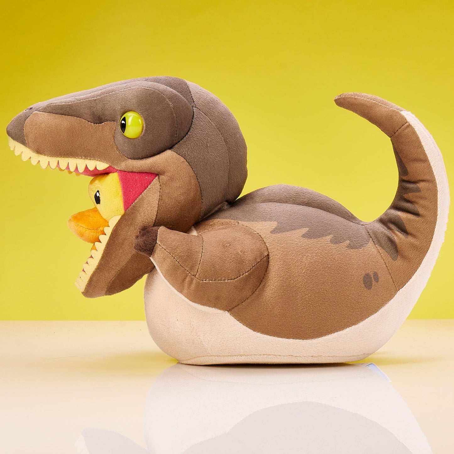 TUBBZ Velociraptor Collectable Rubber Duck Plushie - Official Jurassic Park Merchandise - Retro TV & Movies Soft Toy