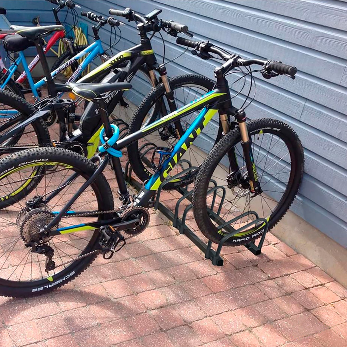 Trimate Bike Stand, 4 Bikes Rack Garage, 2.4" Width for most of Bikes