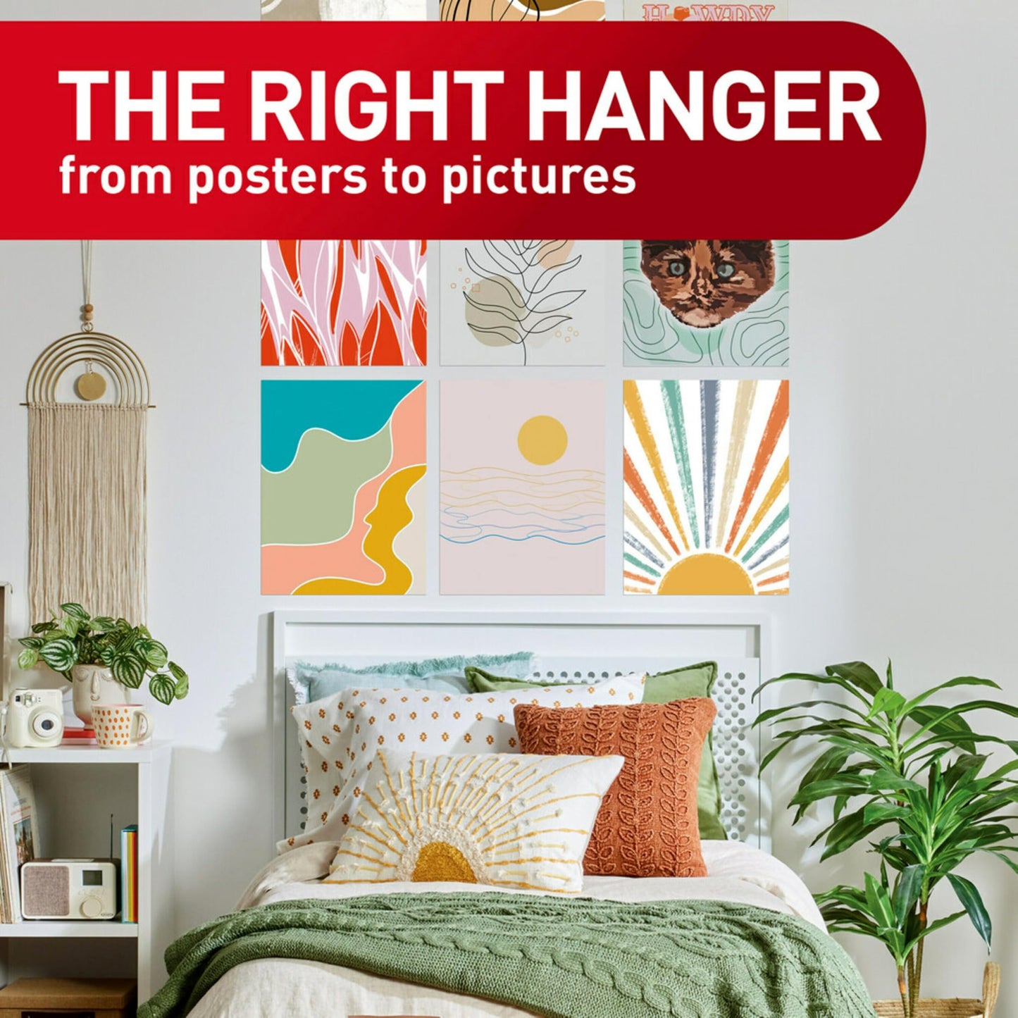 Command Poster Strips, 400 Command Strips Damage Free Hanging Poster Hangers, No Tools Wall Hanging for Home, Room, Wall, and Office Decor