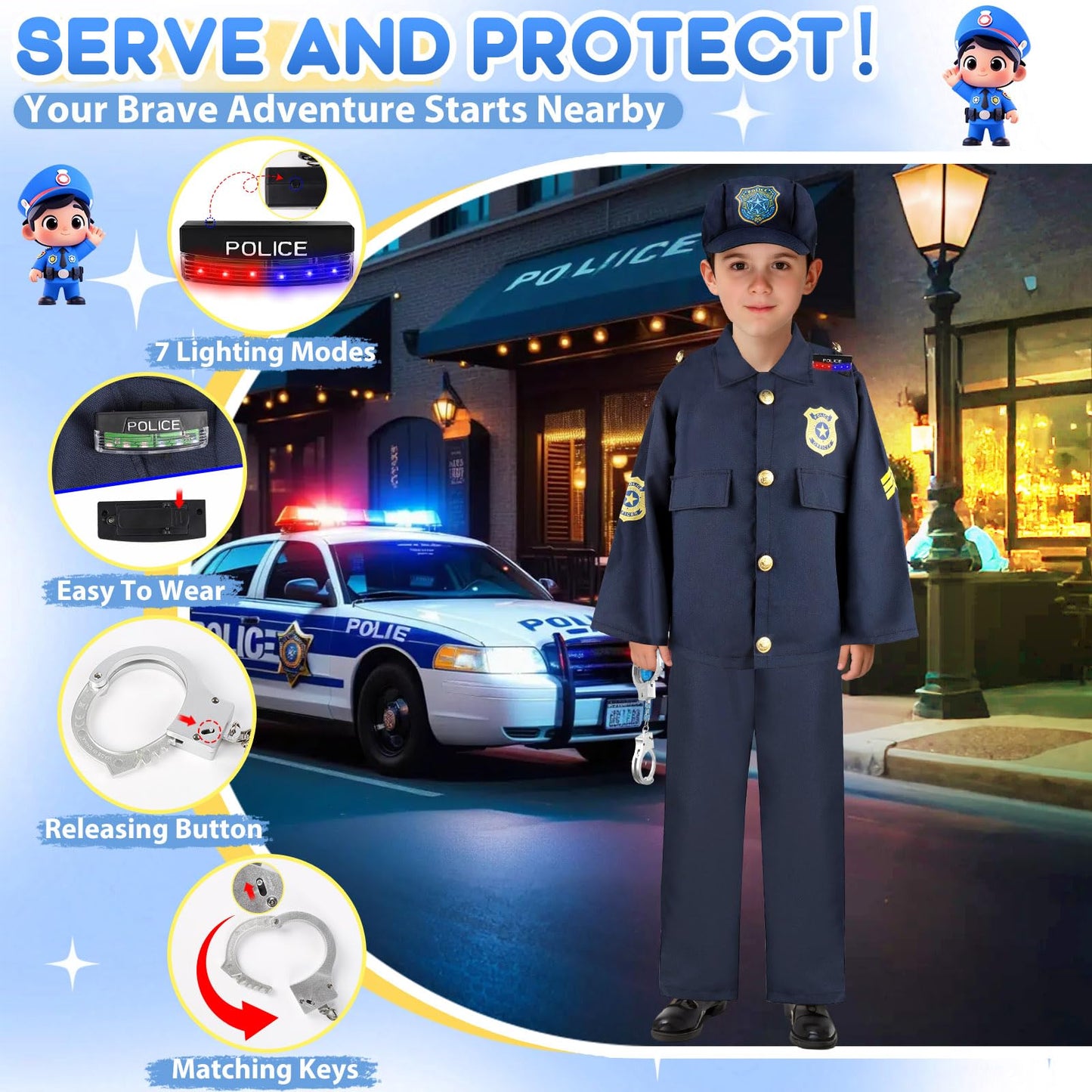 IVENRXIU Role Play Dress Up Clothes Set