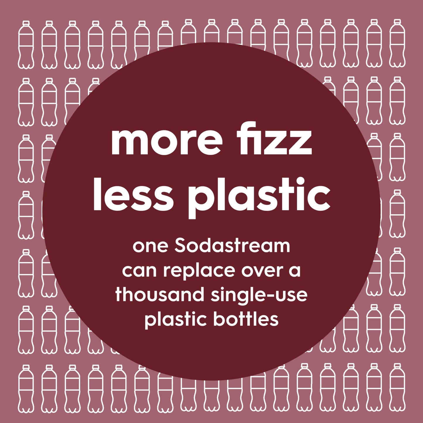 sodastream Fizz & Go Cool - All Metal Bottle (Pomegranate) Carbonating Bottle Capacity, 0.9L