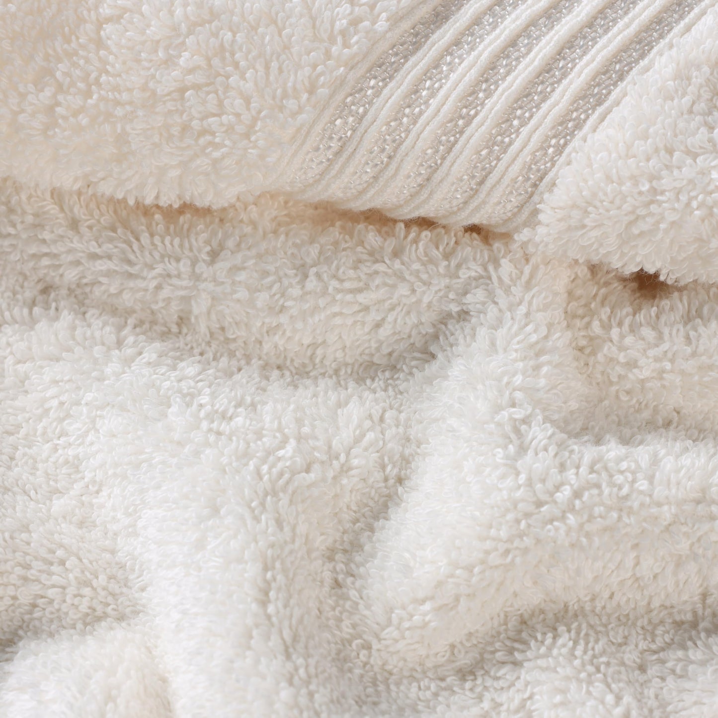 Superior Egyptian Cotton 6-Piece Towel Set, Bathroom Essentials, Towels For Bathroom, Apartment, Airbnb, Guest Bath, Face, Hand, Bath Towels, Washcloths, Absorbent, Fast Drying, Ivory