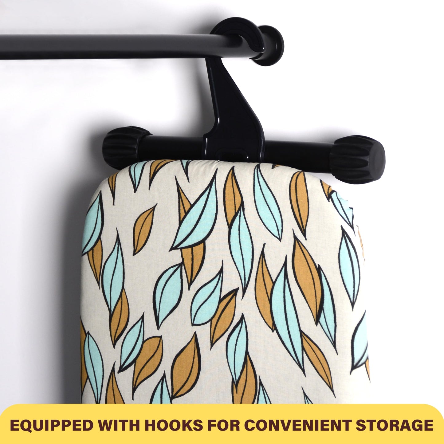 Space-Saving Ironing Board 43x13, Heat Resistant Cover, Heavy Sturdy Legs