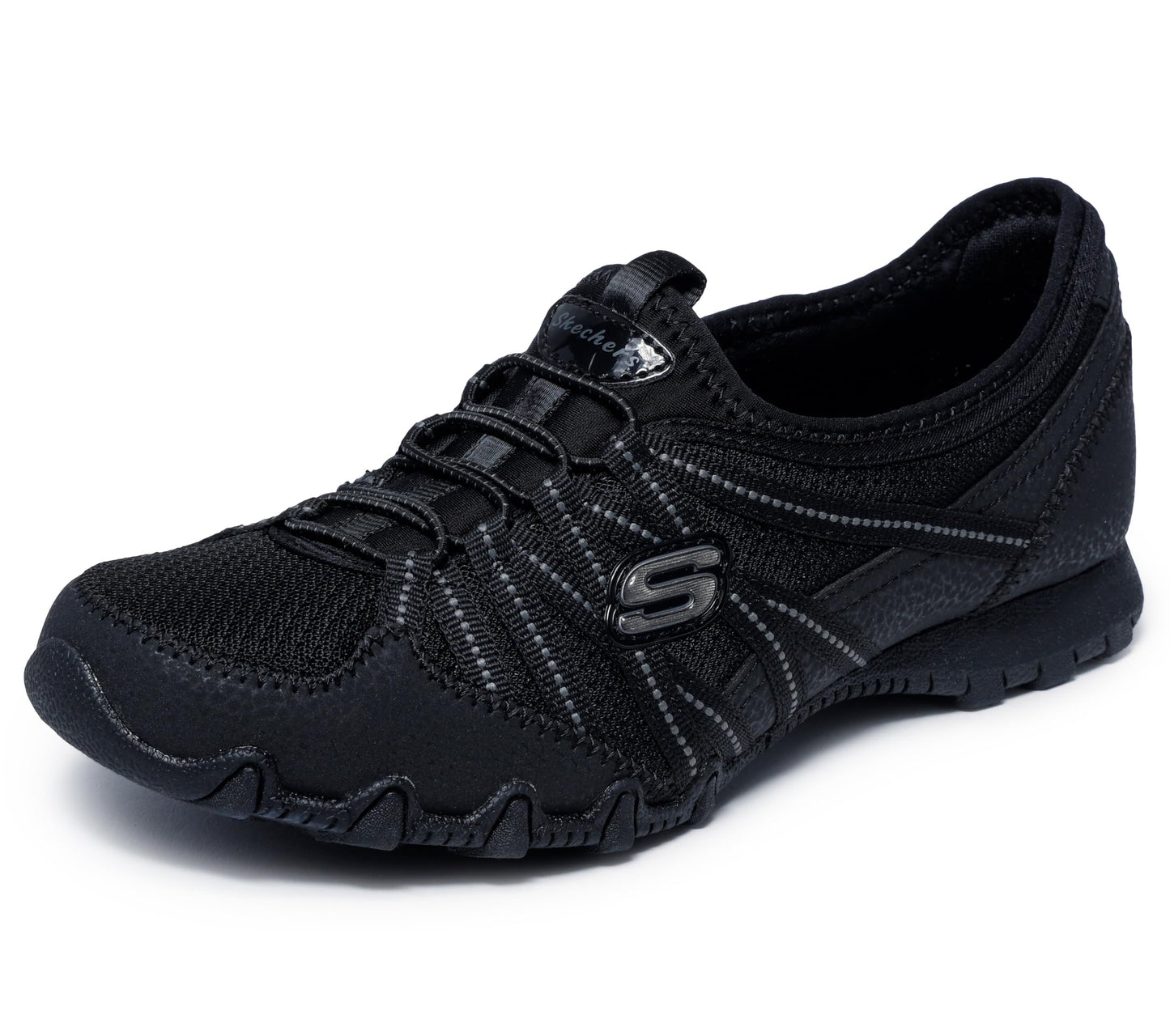 Skechers Women's Bikers Lite Relive Black 8