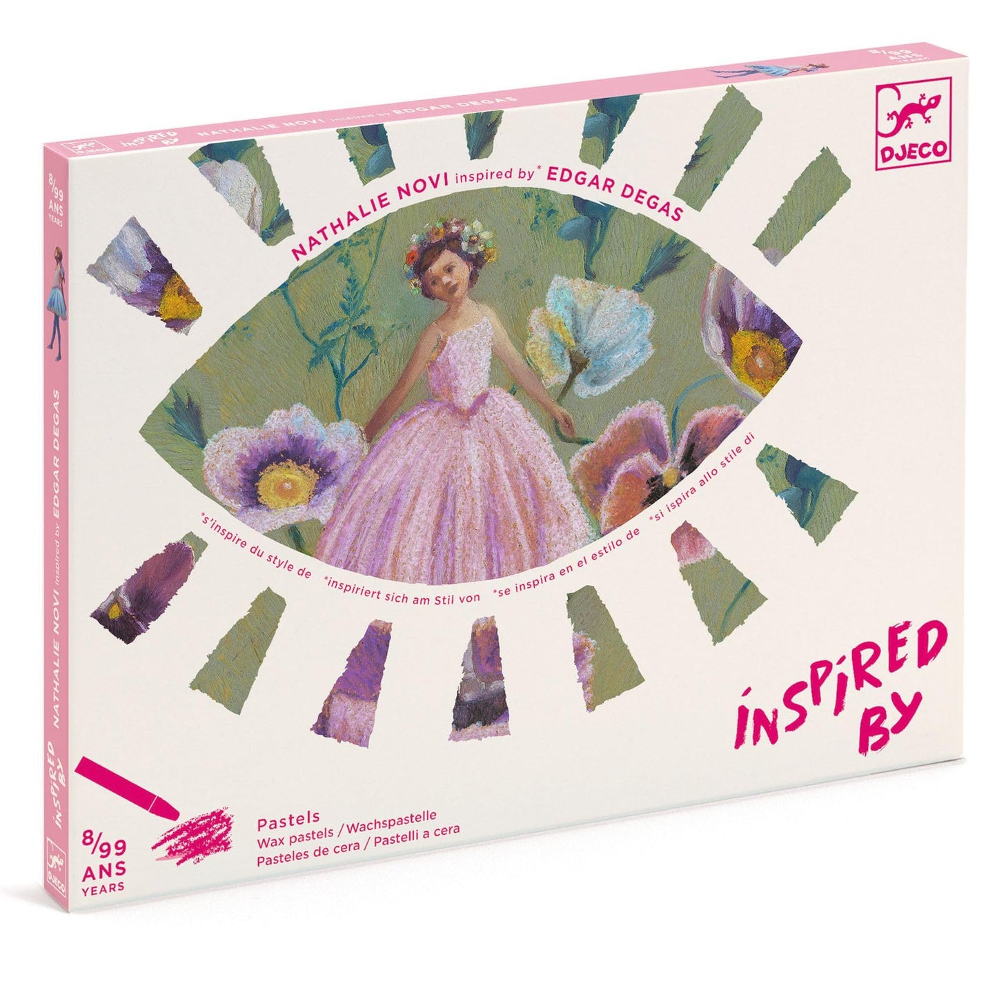 Djeco Inspired By The Ballerina Wax Crayons Kit